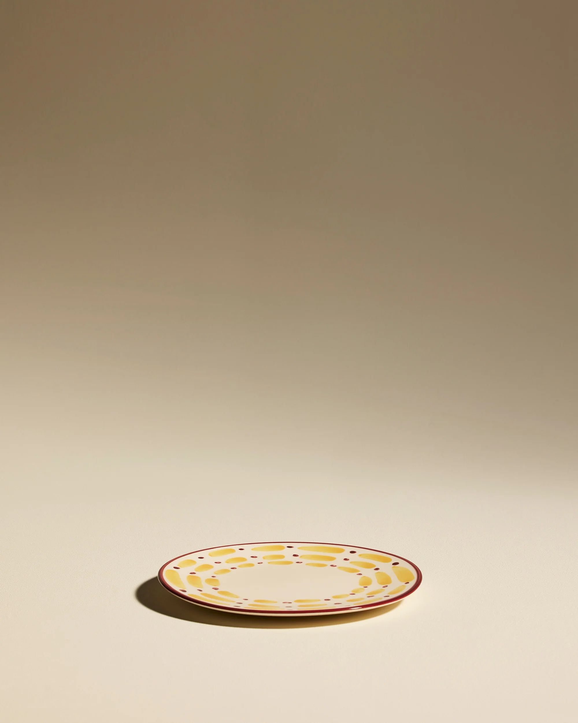 Assiette à dessert Aura - Carmin