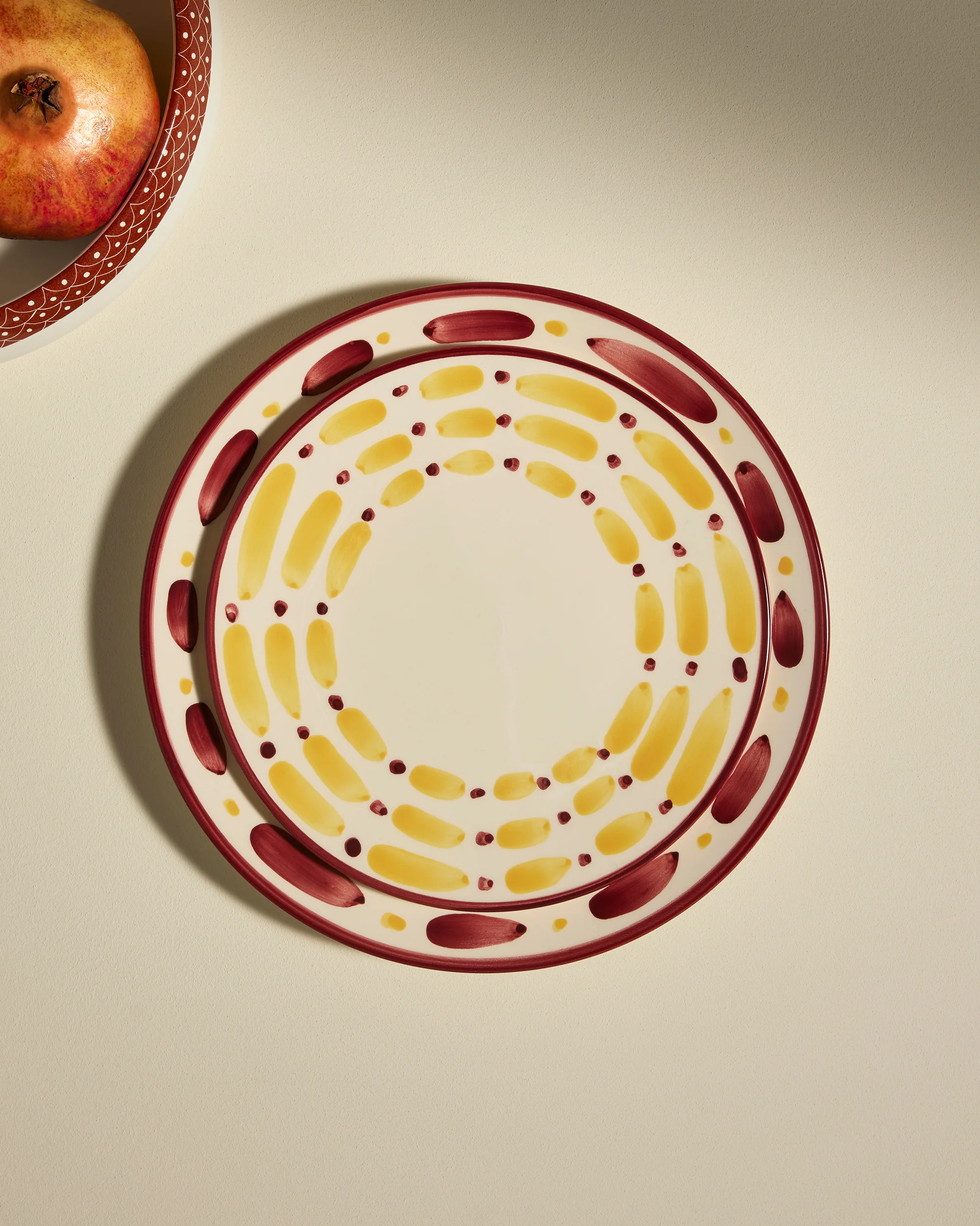 Assiette à dessert Aura - Carmin - Image 4