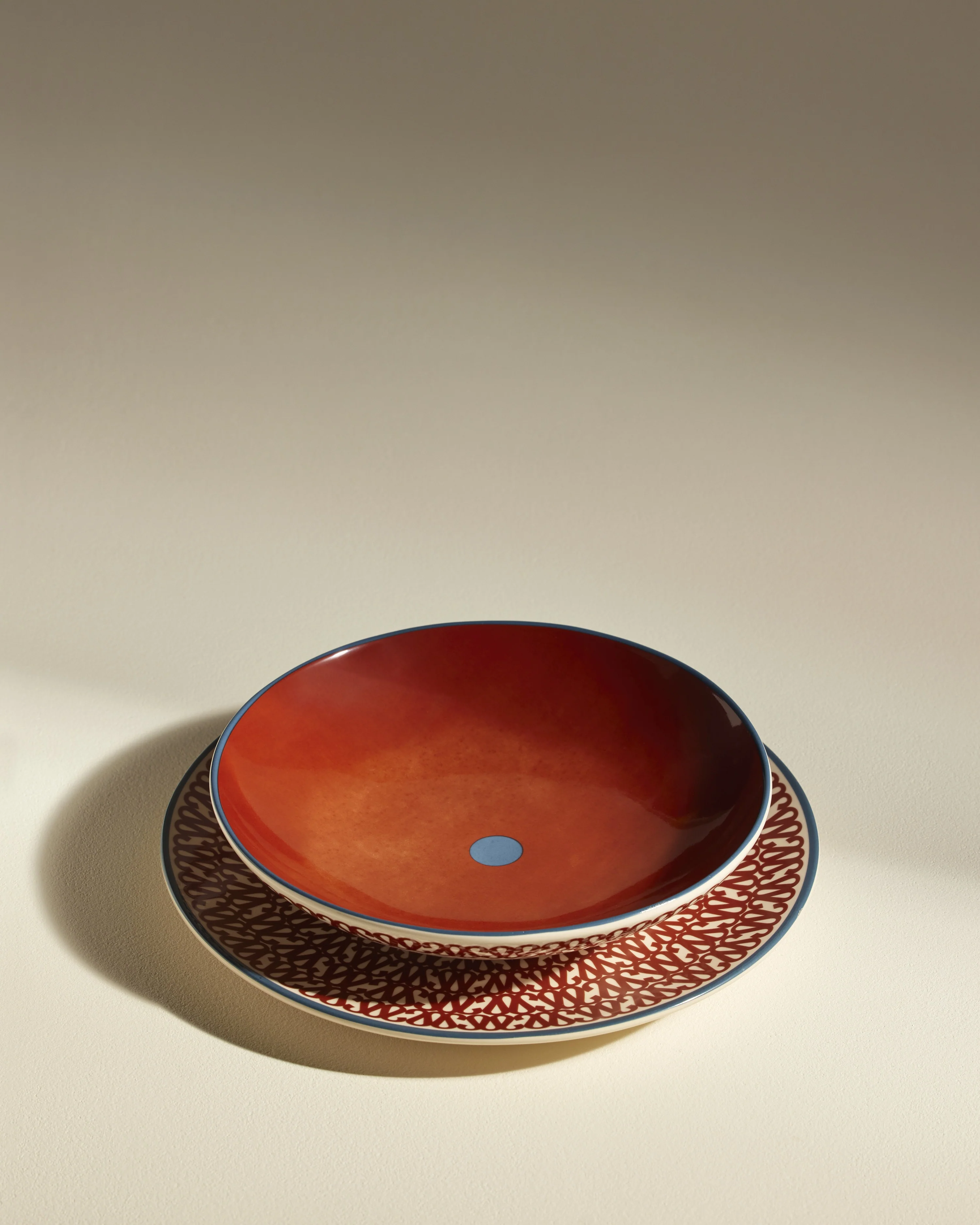 Assiette creuse Sarah - Carmin - Image 5