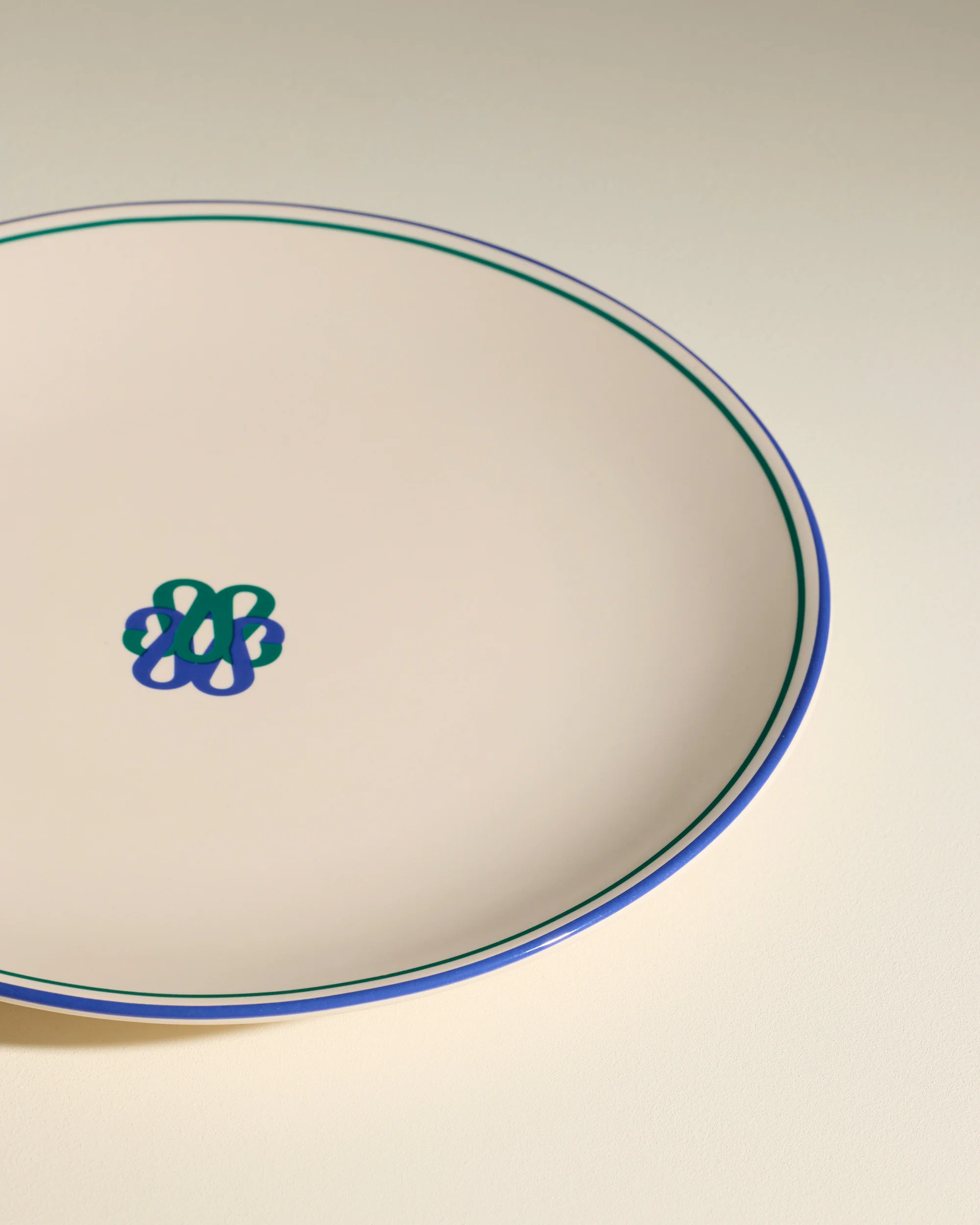 Assiette plate Reflet - Outremer - Image 3