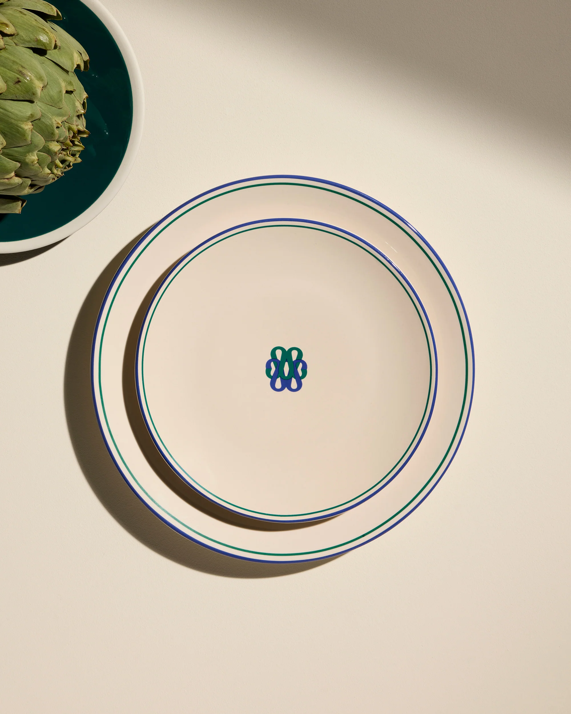 Assiette plate Reflet - Outremer - Image 4