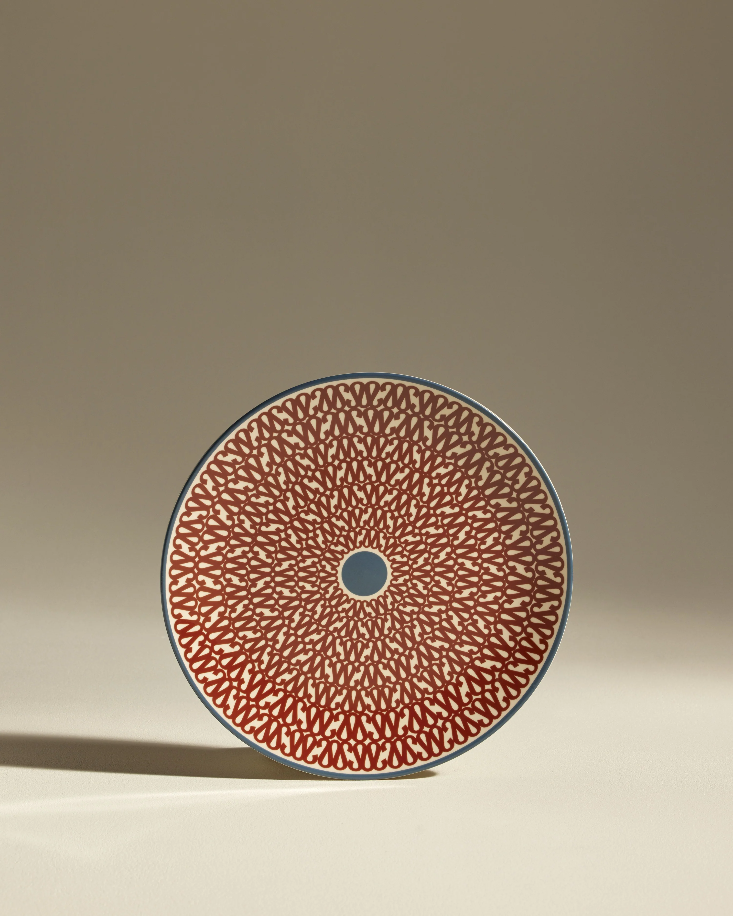 Assiette plate Sarah - Carmin - Image 2