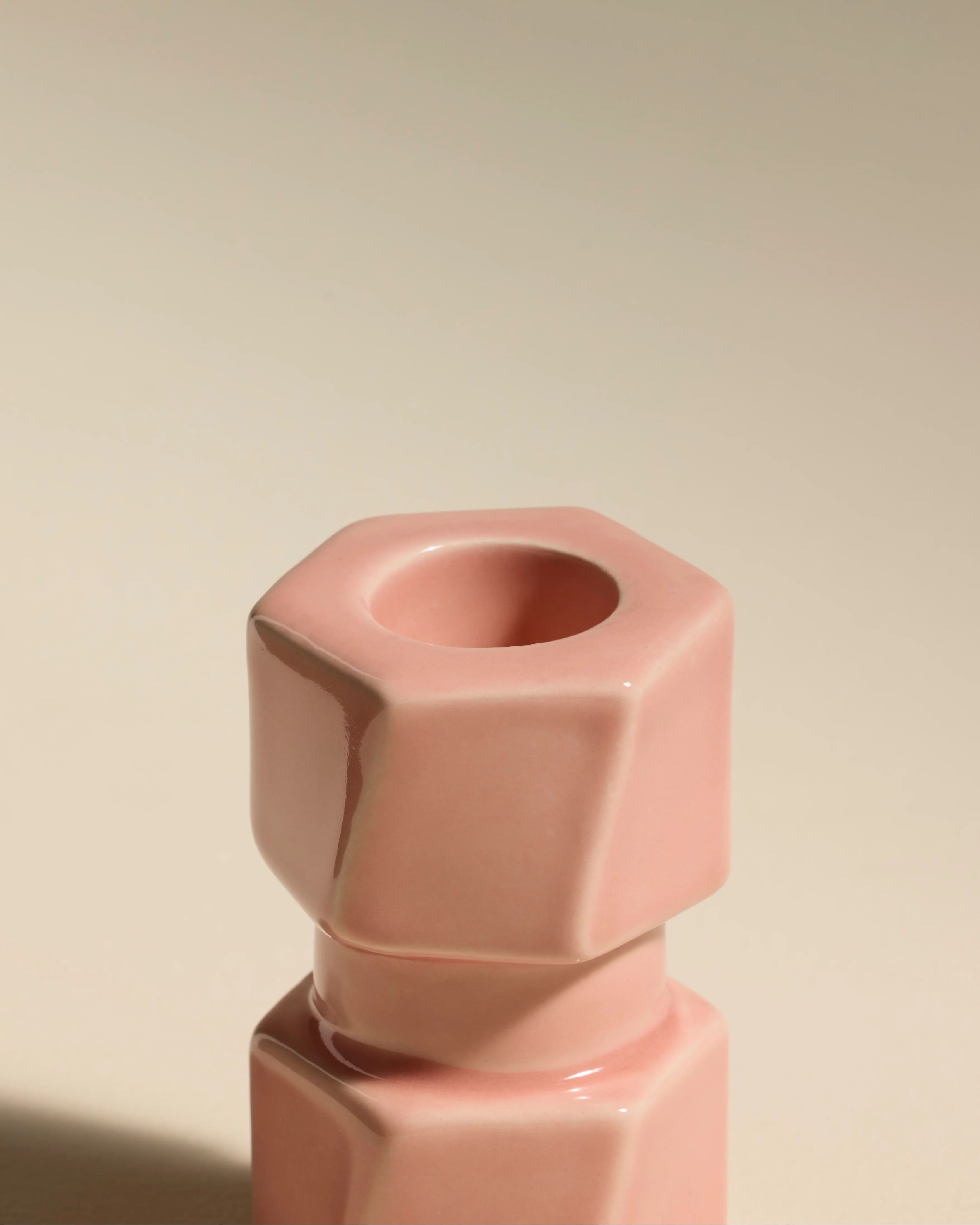 Bougeoir Colonna - Rose - Image 4