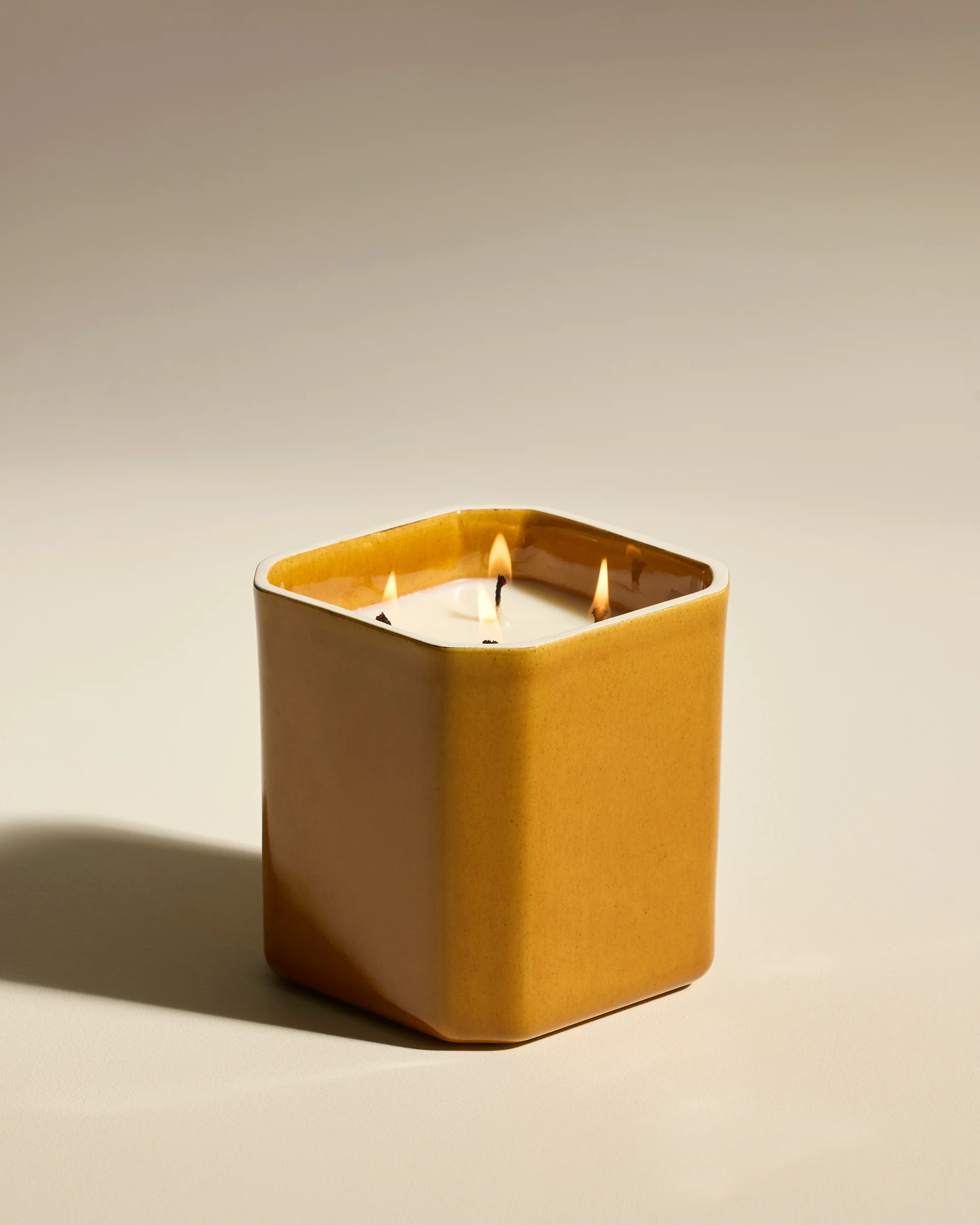 Bougie Facettes - Bois de Santal - Image 2