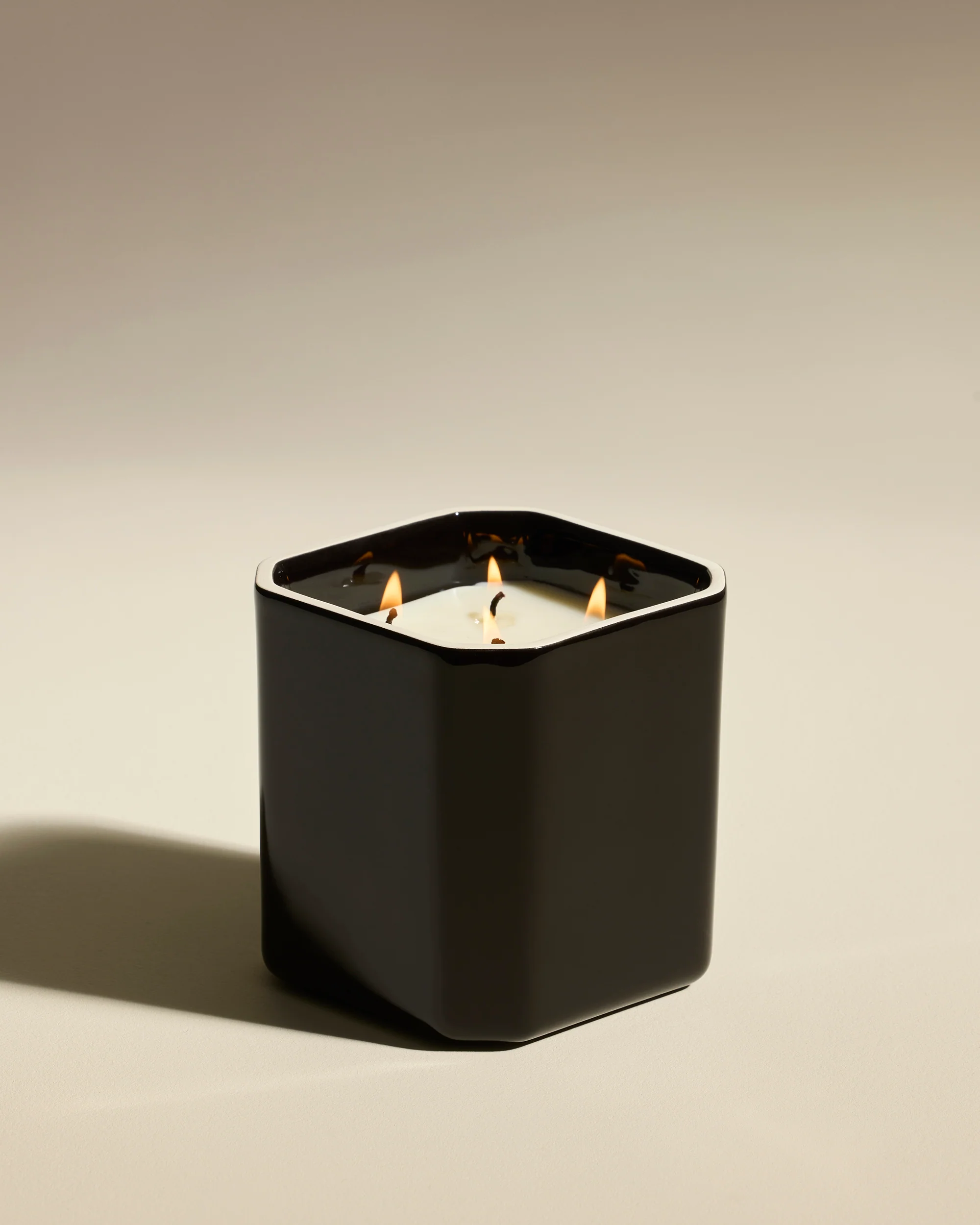 Bougie Facettes - Ambre Noire - Image 2