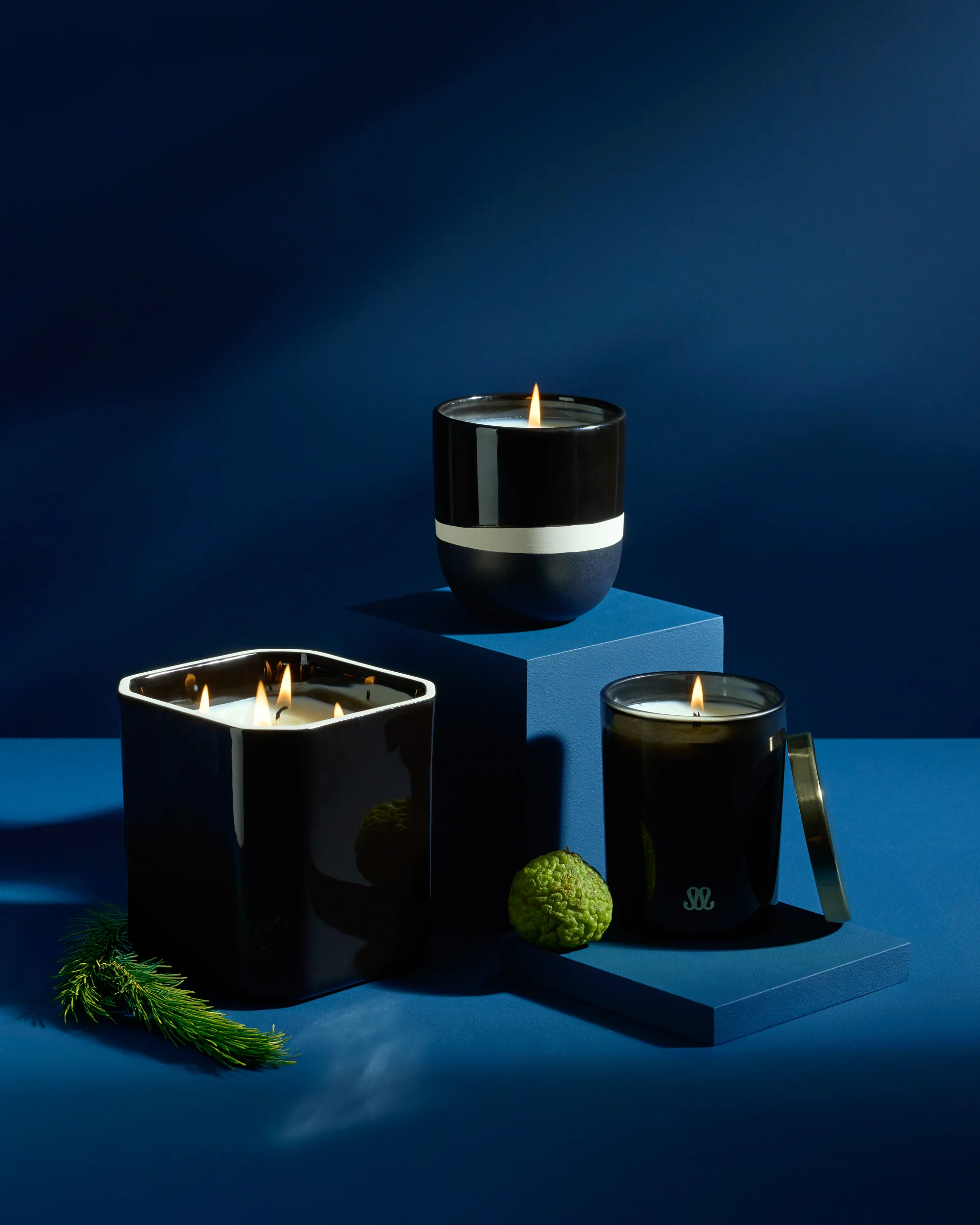 Bougie Facettes - Ambre Noire - Image 4