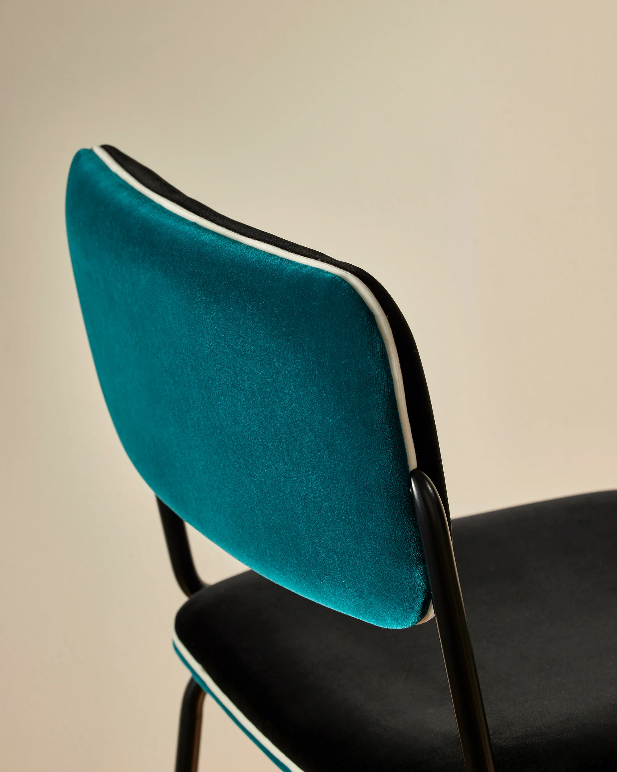 Chaise de bar Double Jeu - Bleu Sarah - Image 3