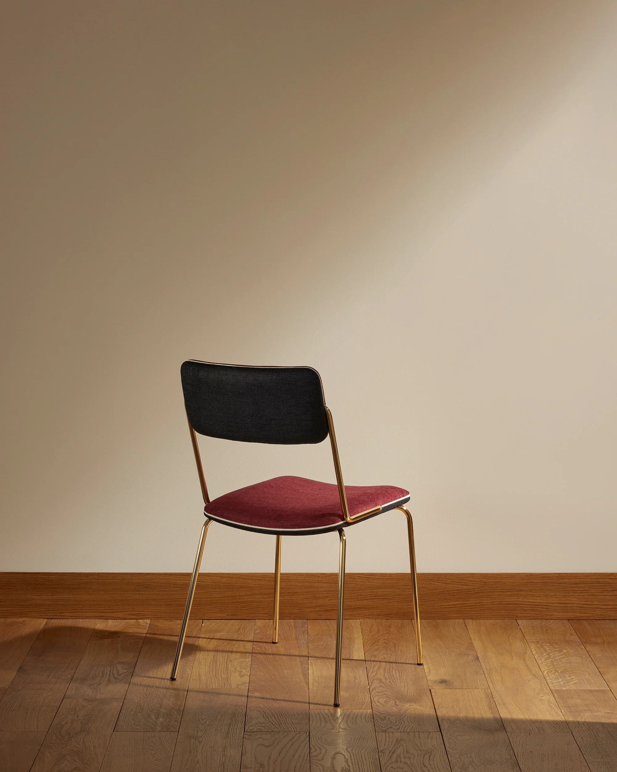 Chaise Double Jeu - Doré / Cassis - Image 4