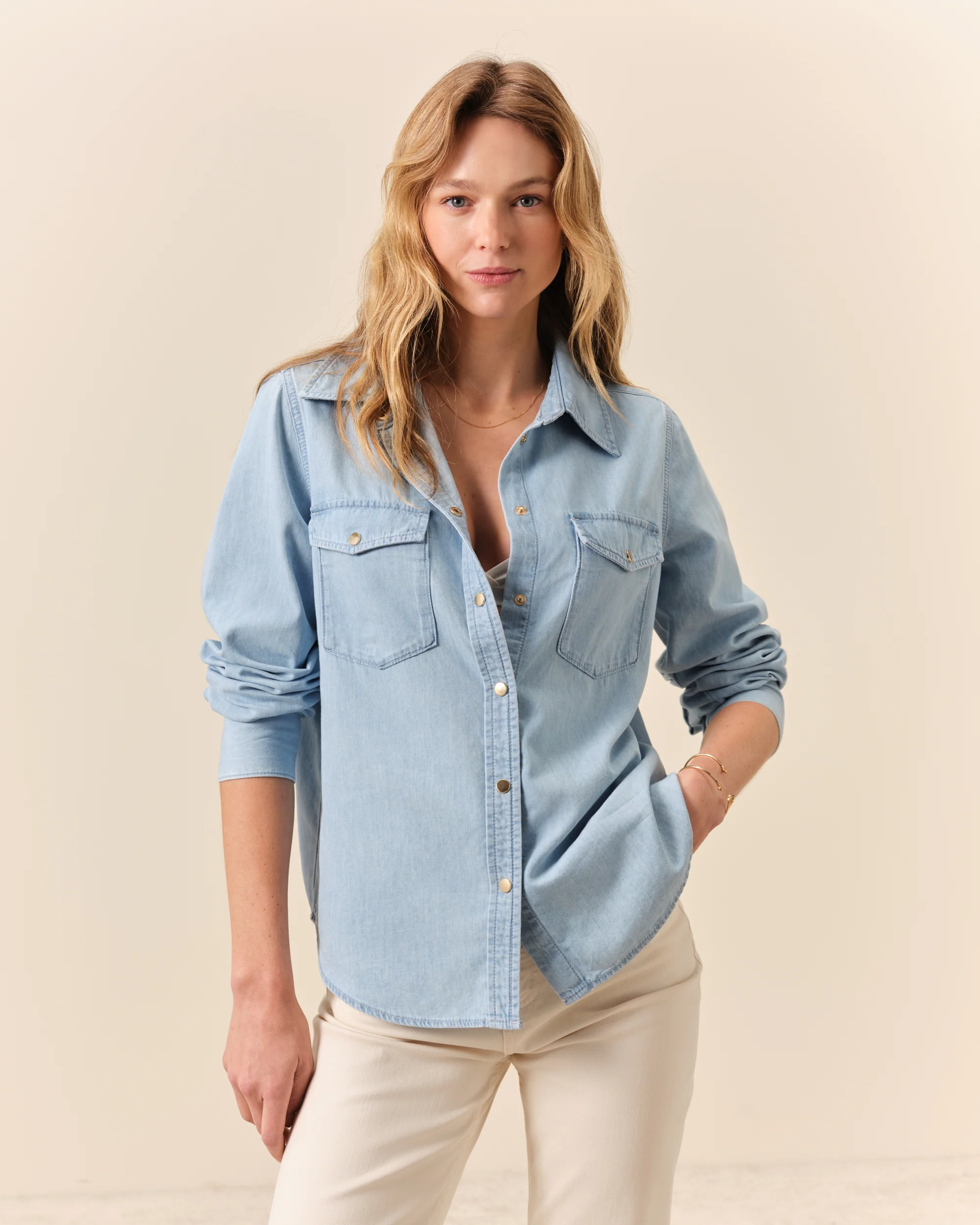 Chemise Elysée - Bleu Glacier
