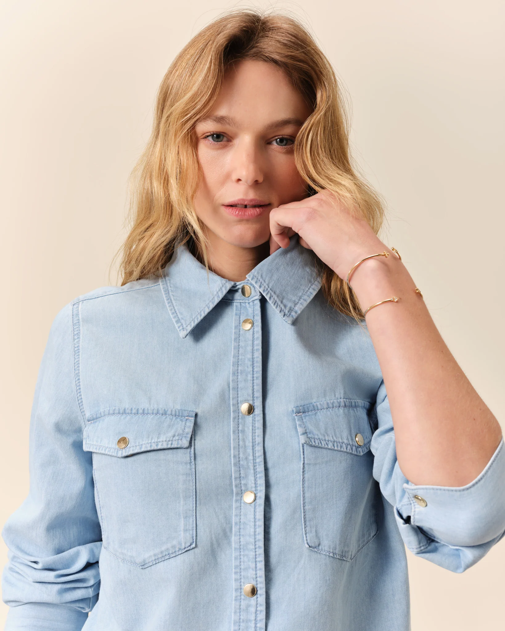 Chemise Elysée - Bleu Glacier - Image 4