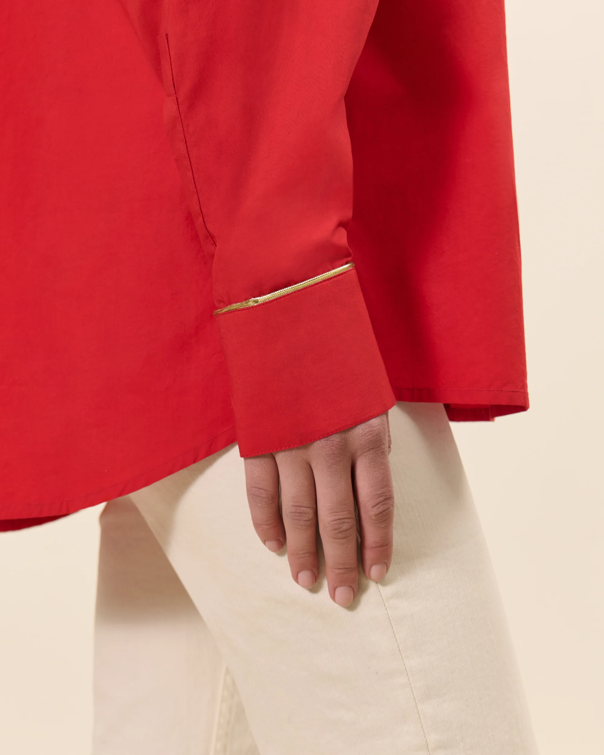 Chemise Haussmann - Rouge - Image 3