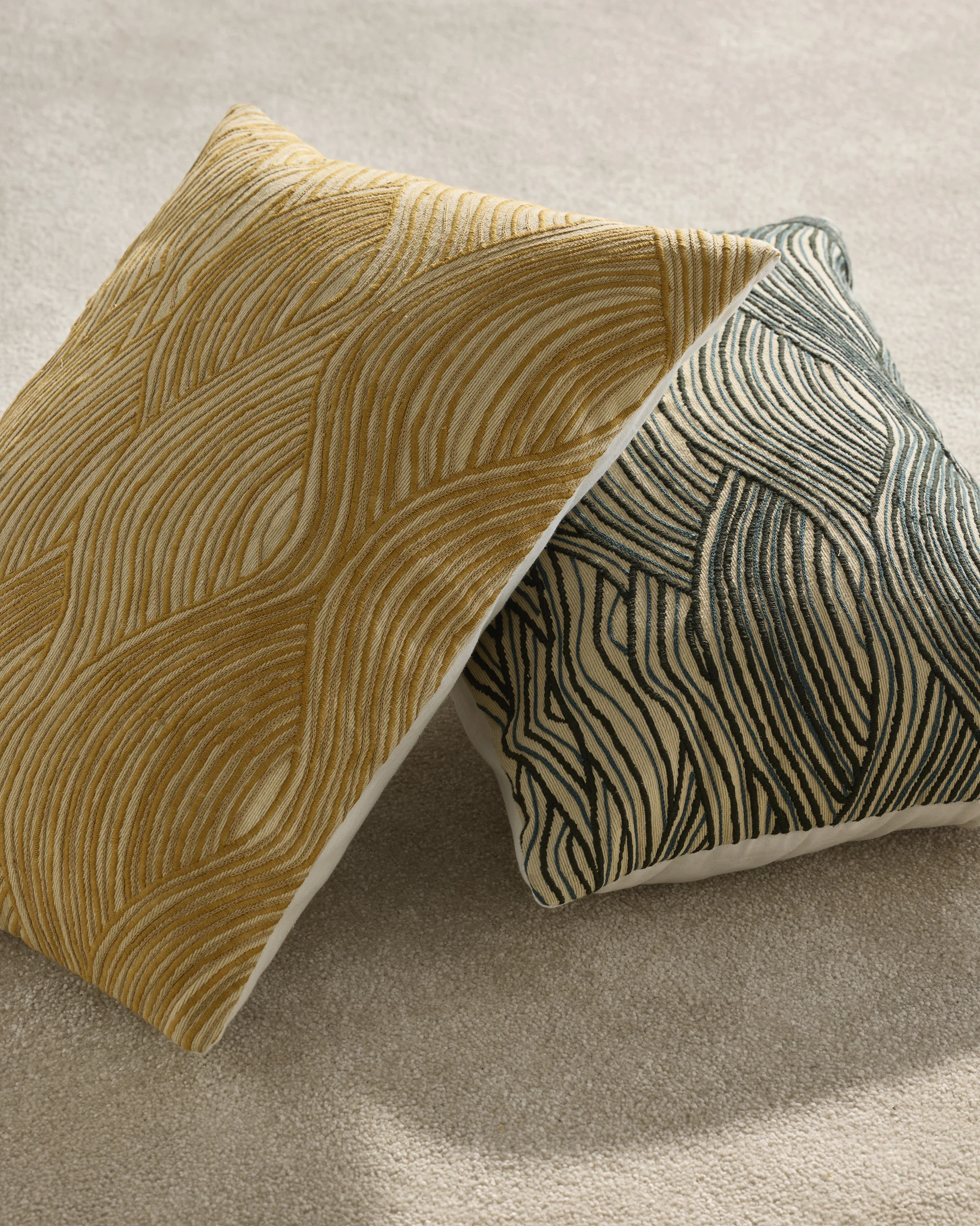Coussin Houle - Ocre - Image 3