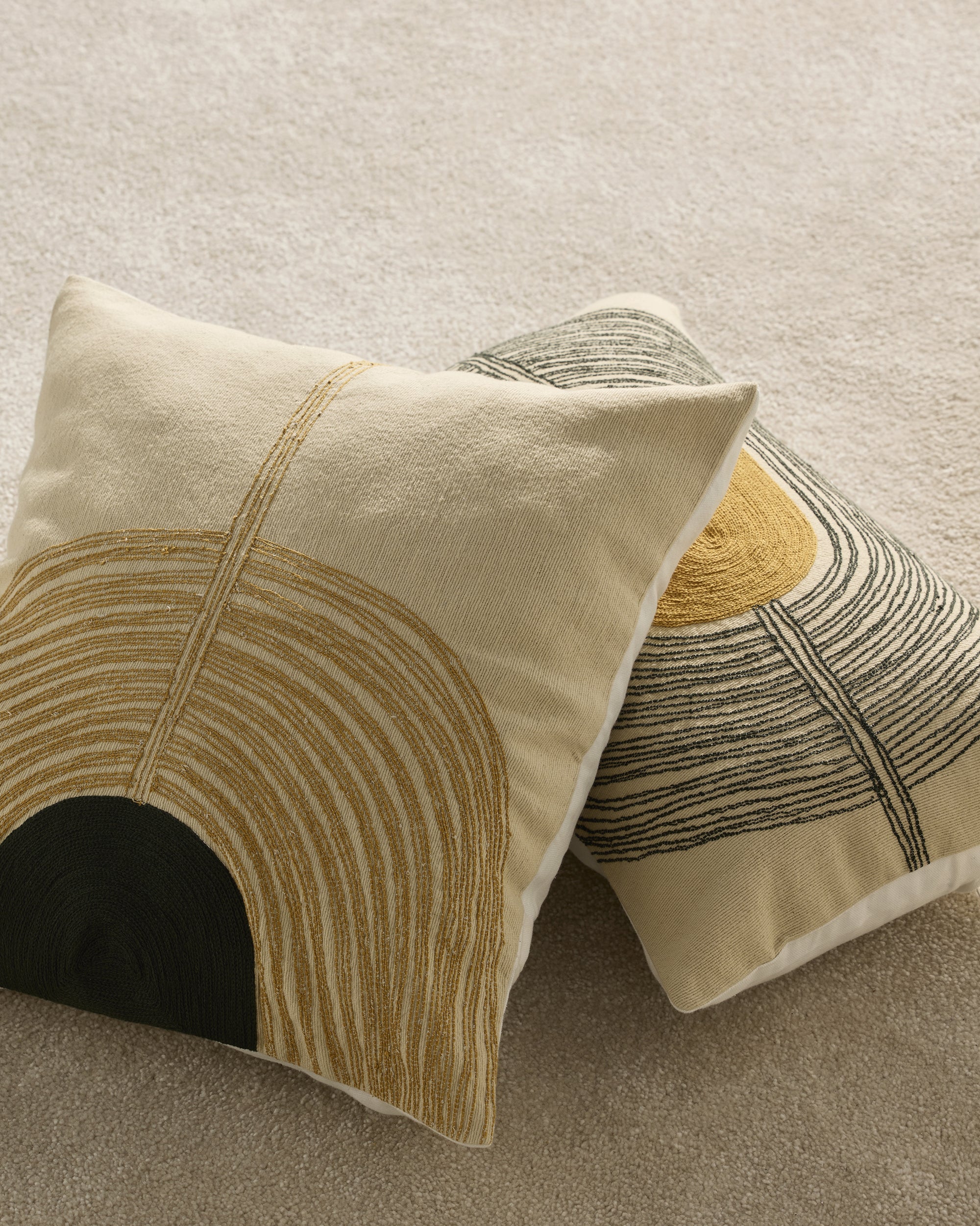Coussin Mirage - Forêt/Ocre - Image 3