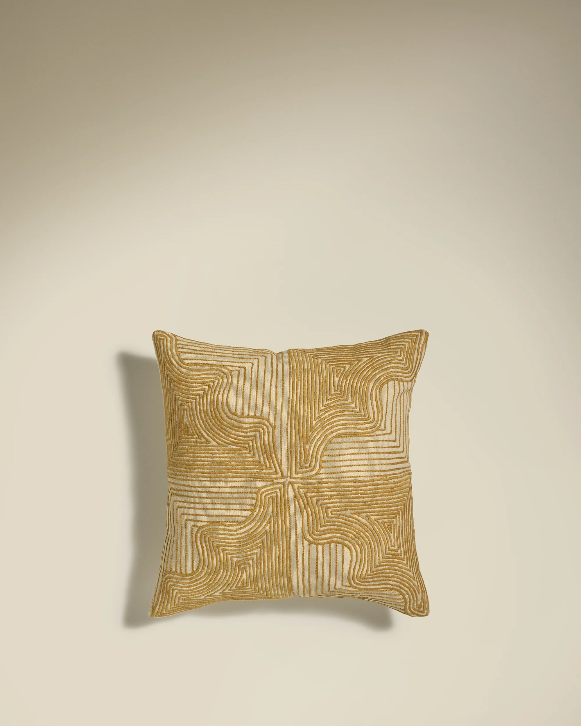 Coussin Onda - Ocre