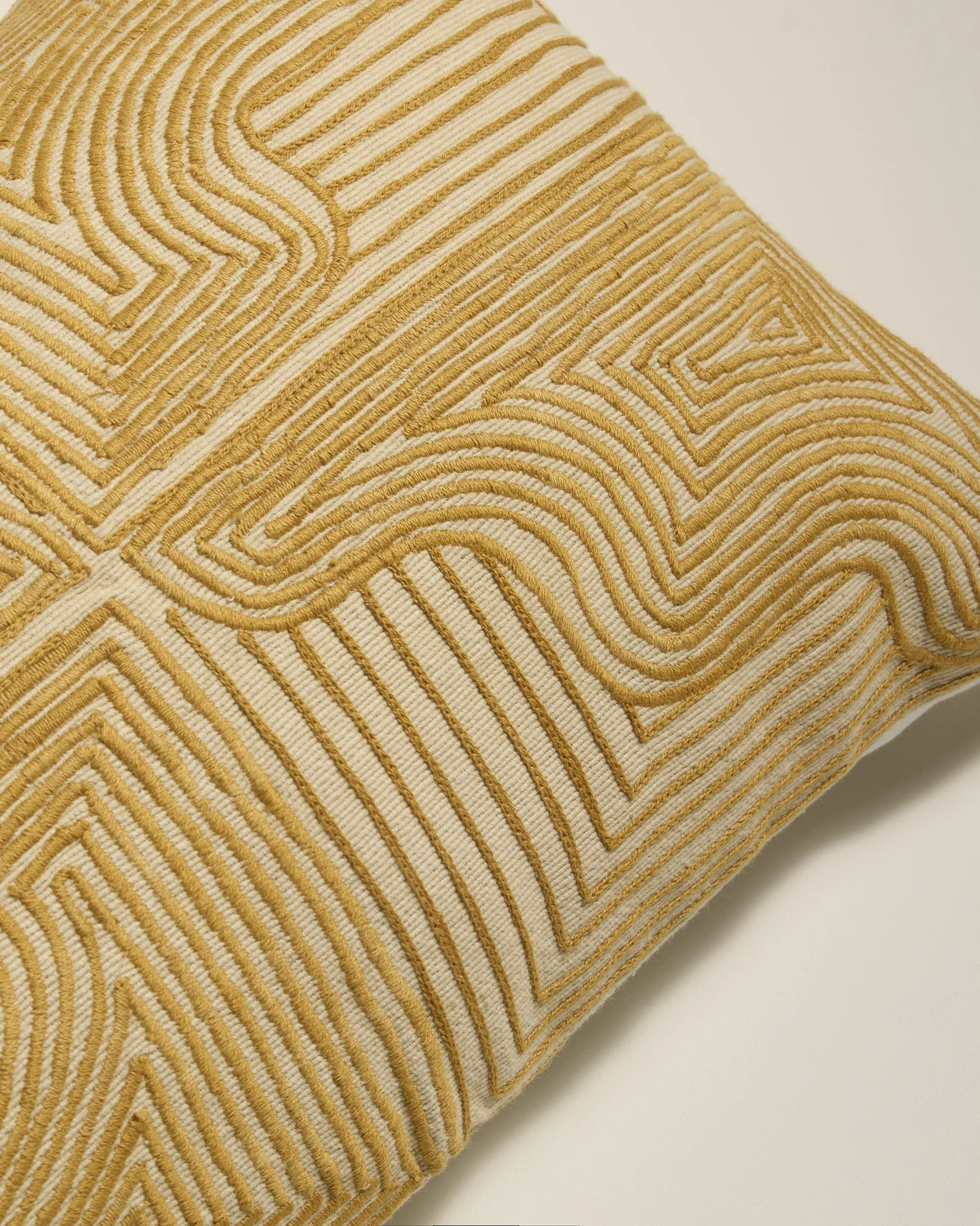 Coussin Onda  - Ocre rectangulaire - Image 3