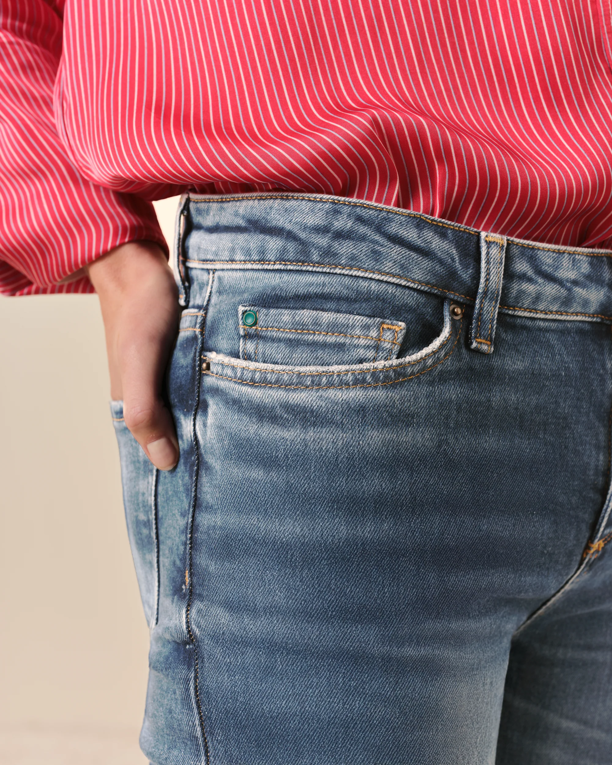 Jean flare John - Light Blue - Image 4