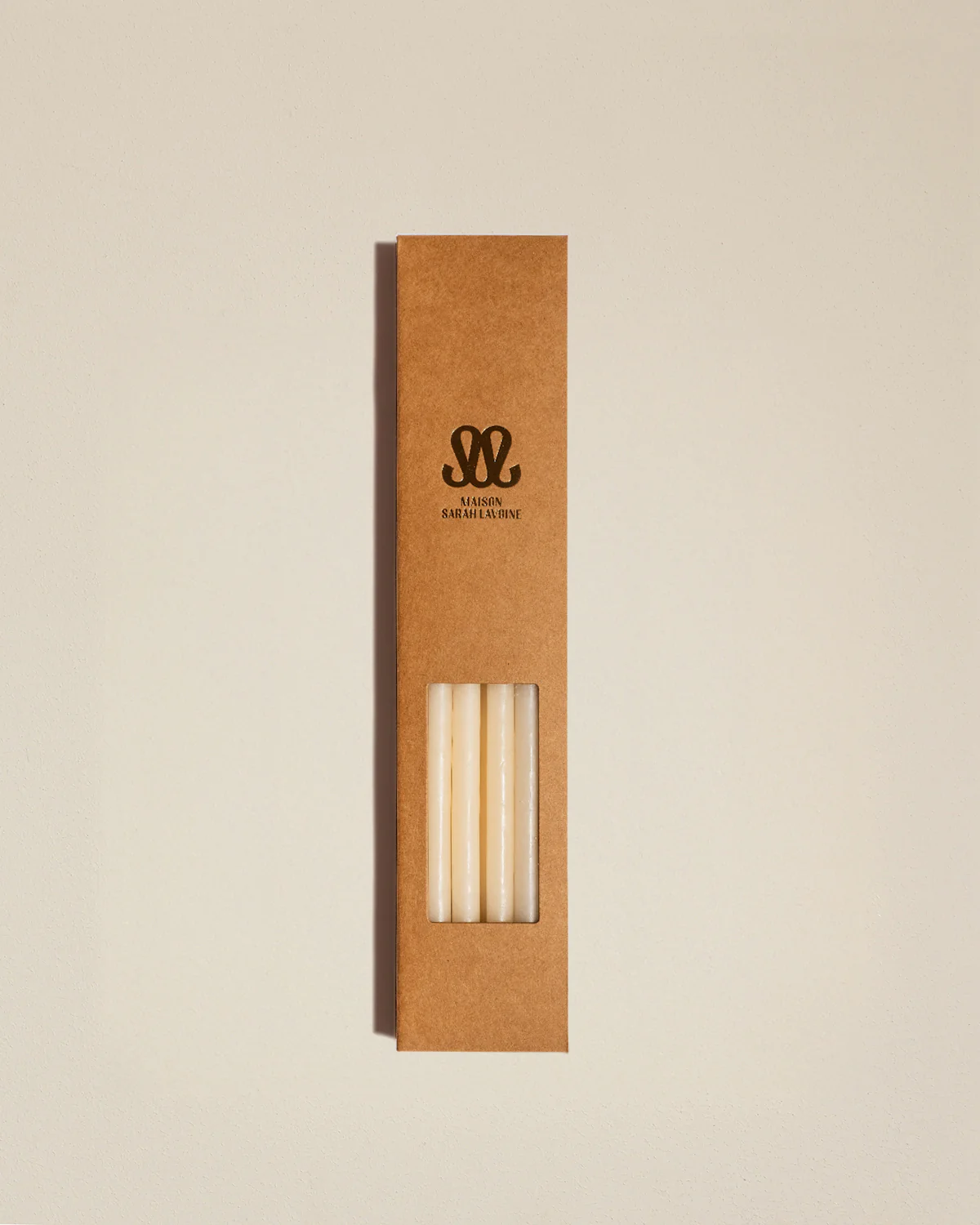 Les bougies fines - Ecru