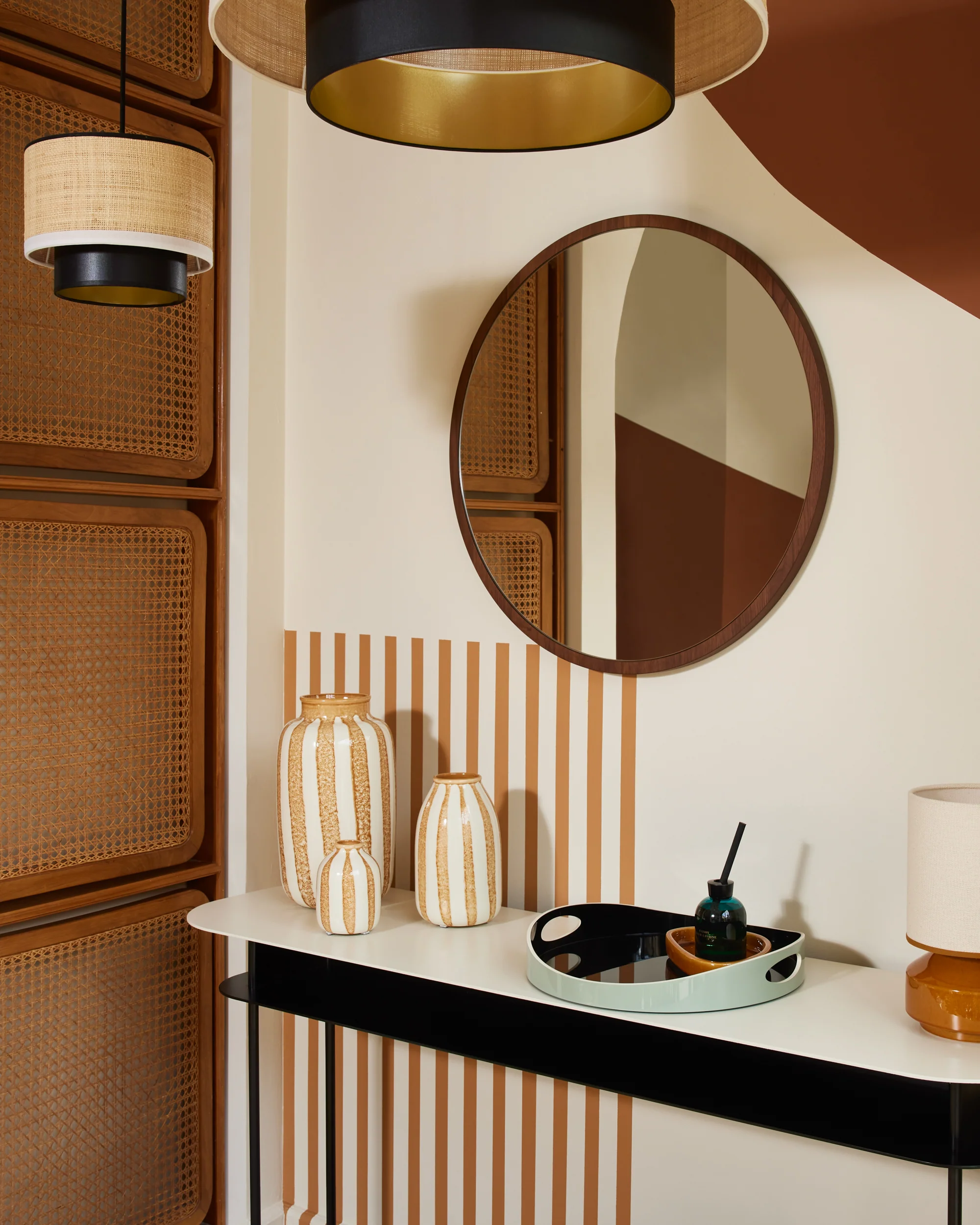 Miroir Bulle - Noyer - Image 4
