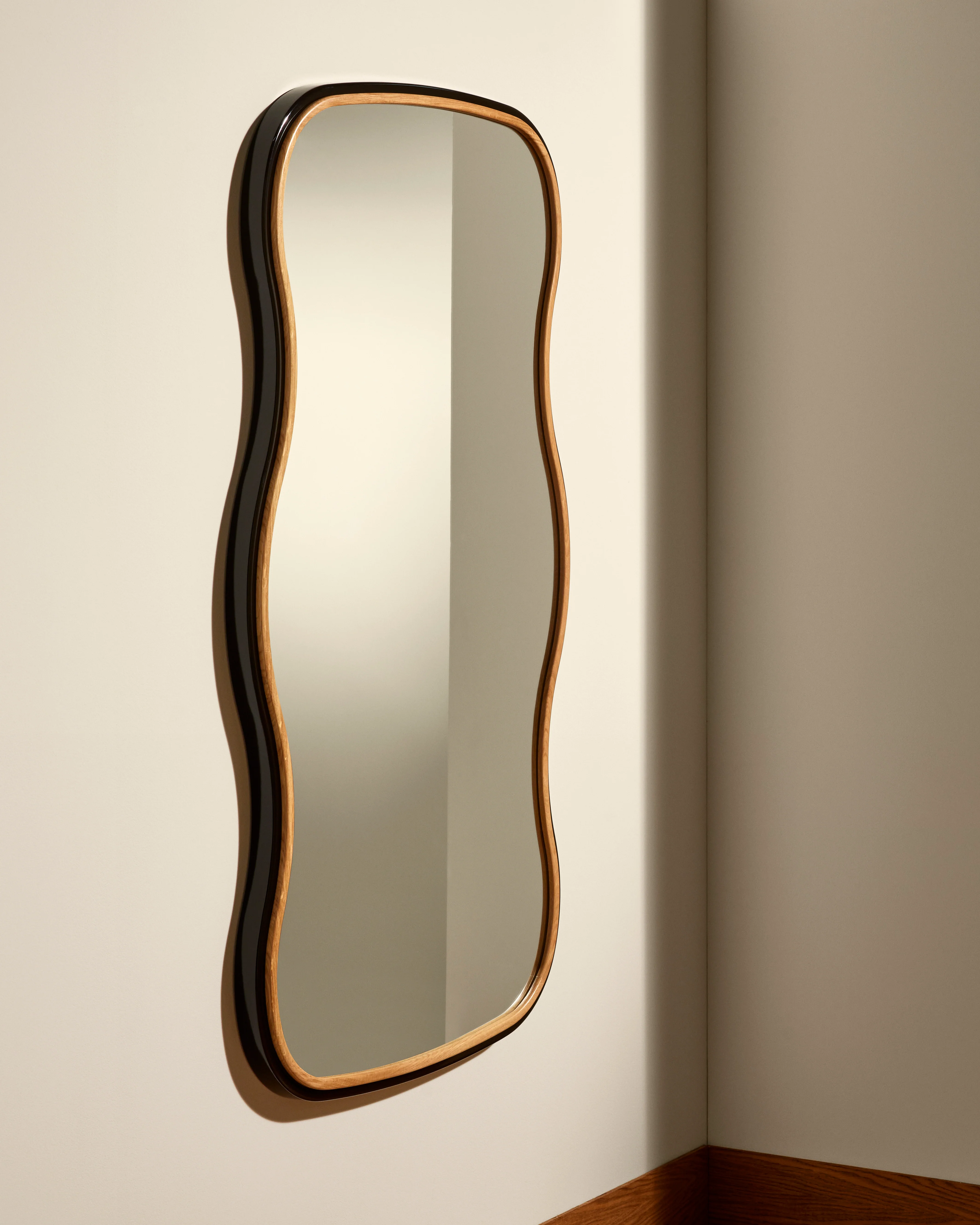 Miroir Noto 3 Vagues - Noir - Image 2