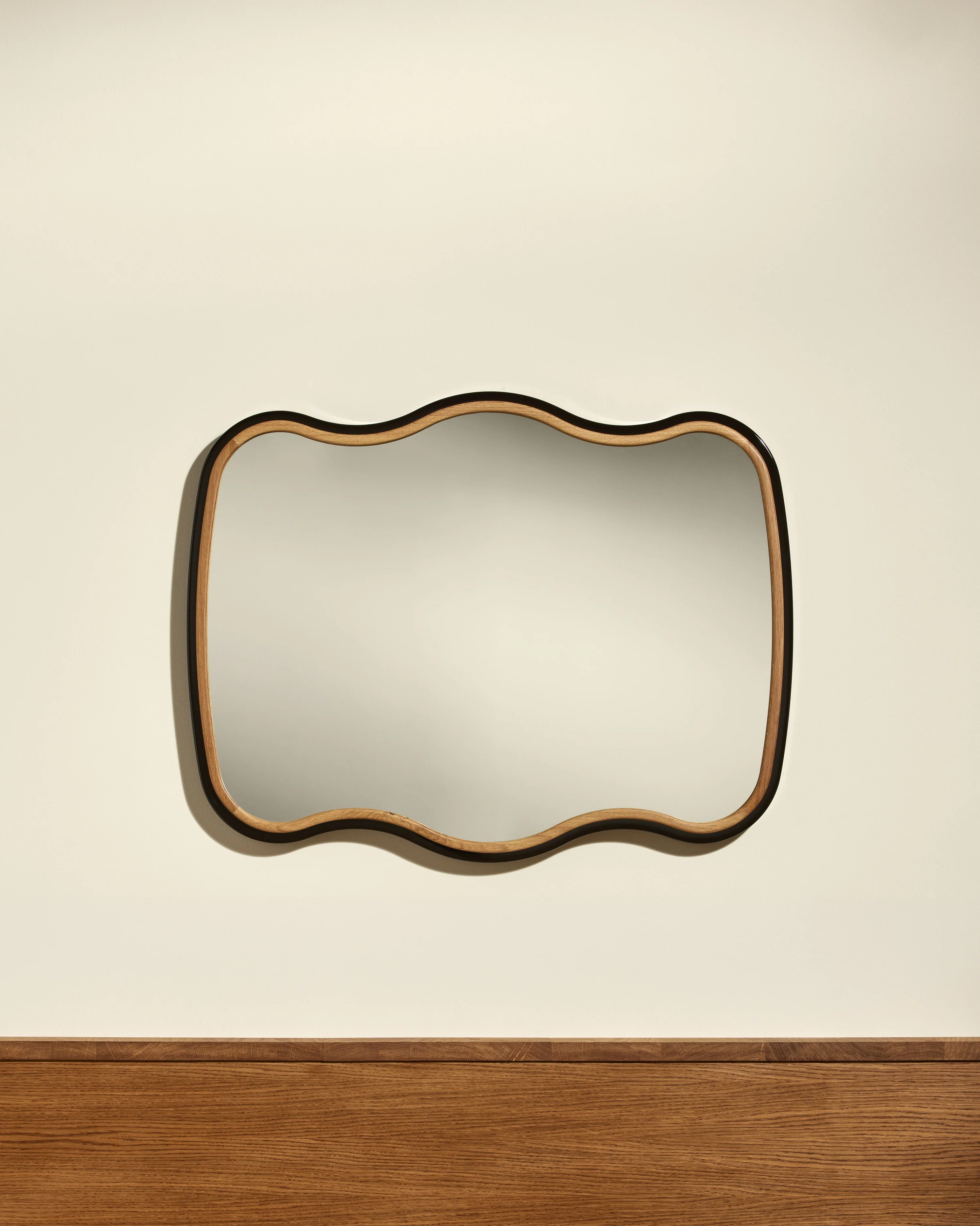Miroir Noto 3 Vagues - Noir