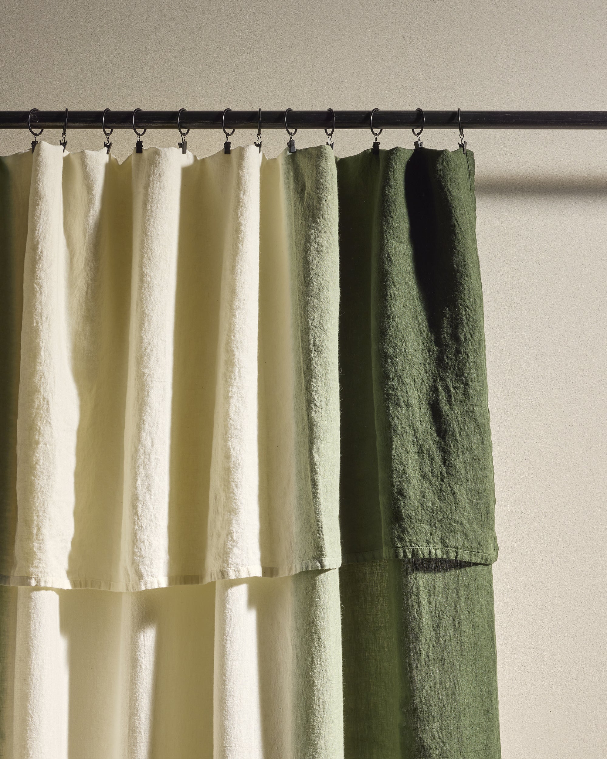 Nappe/ Rideau Dip Dye - Forêt - Image 4