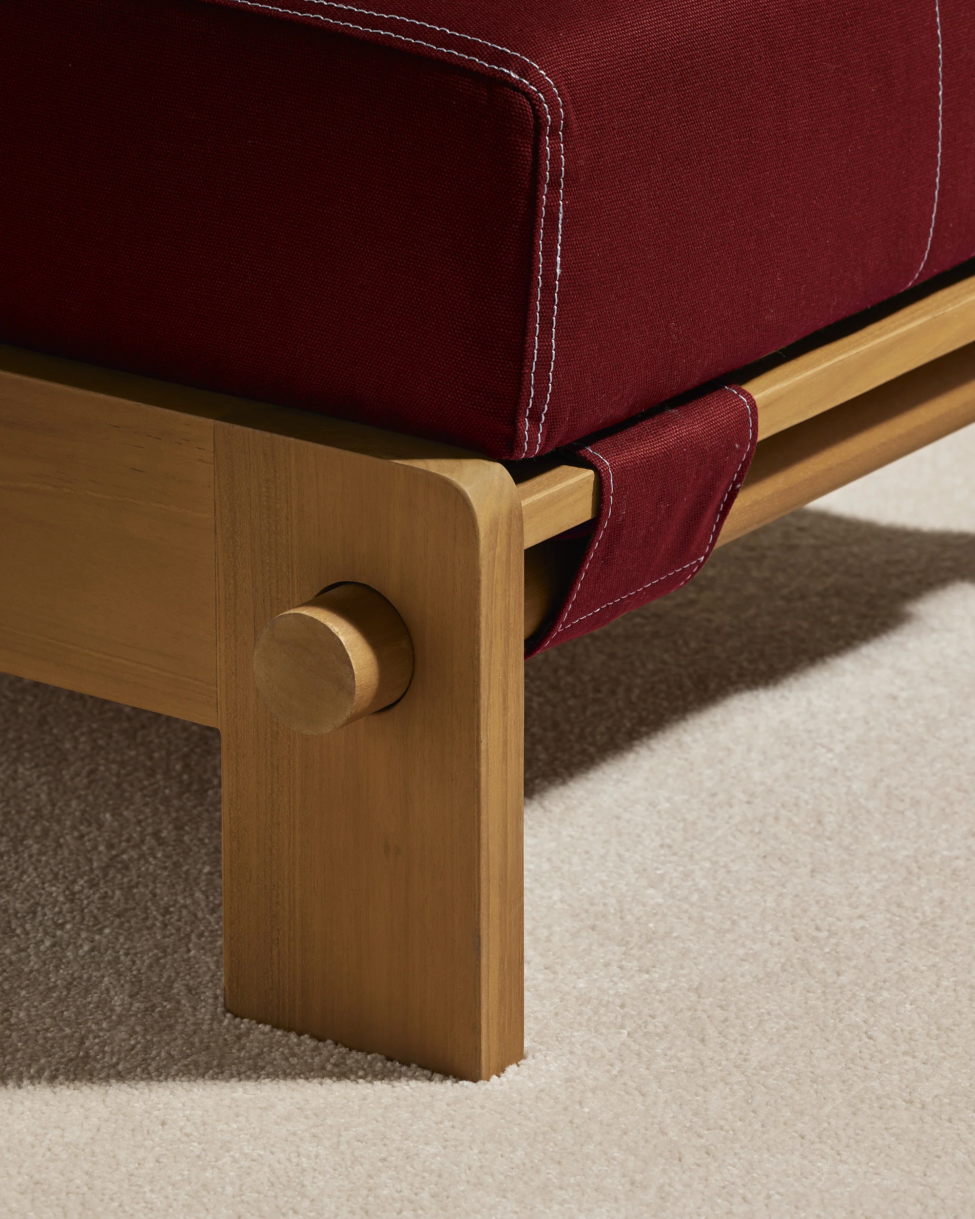 Pouf Graney - Carmin - Image 3
