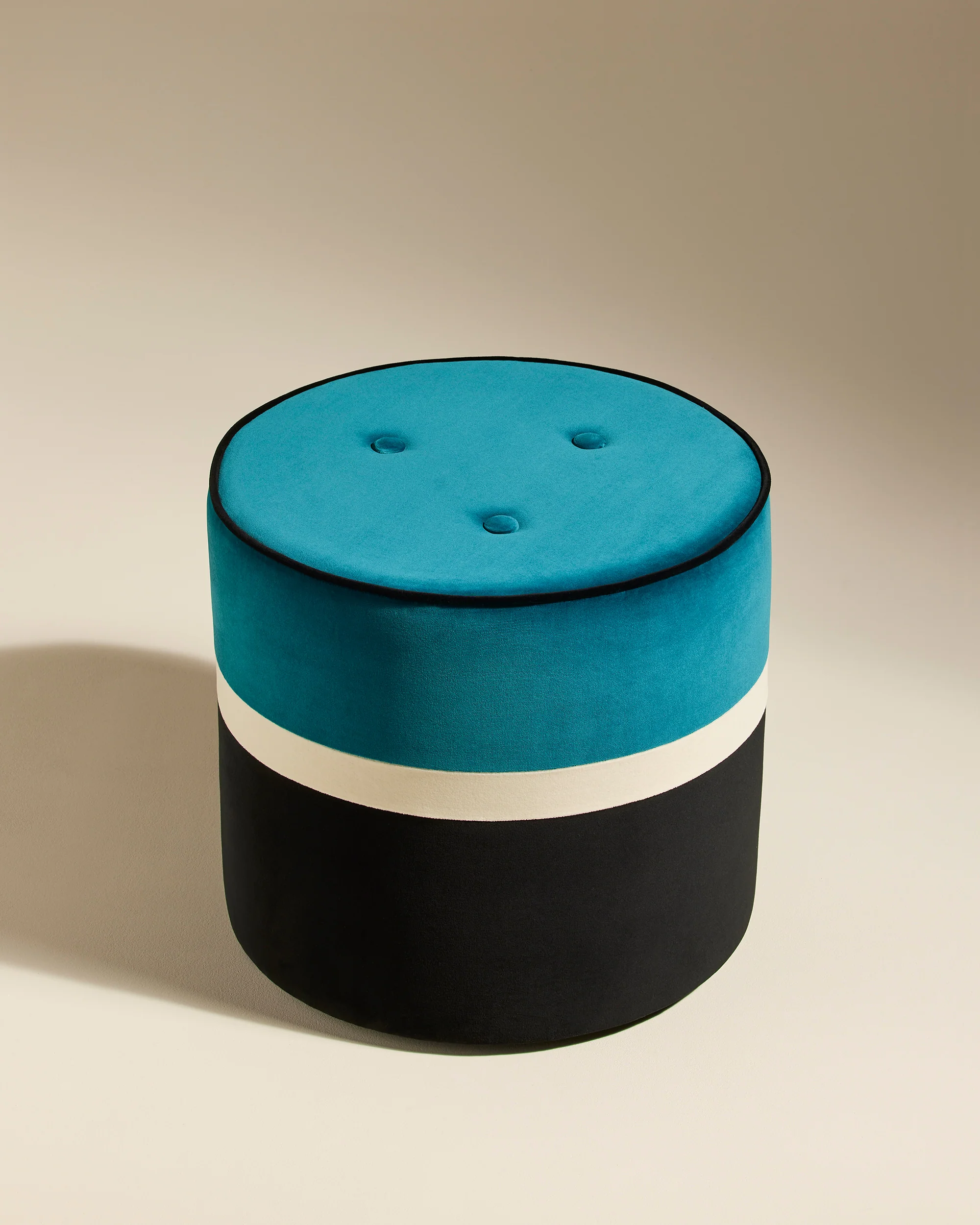 Pouf Léo - Bleu Sarah - Image 3