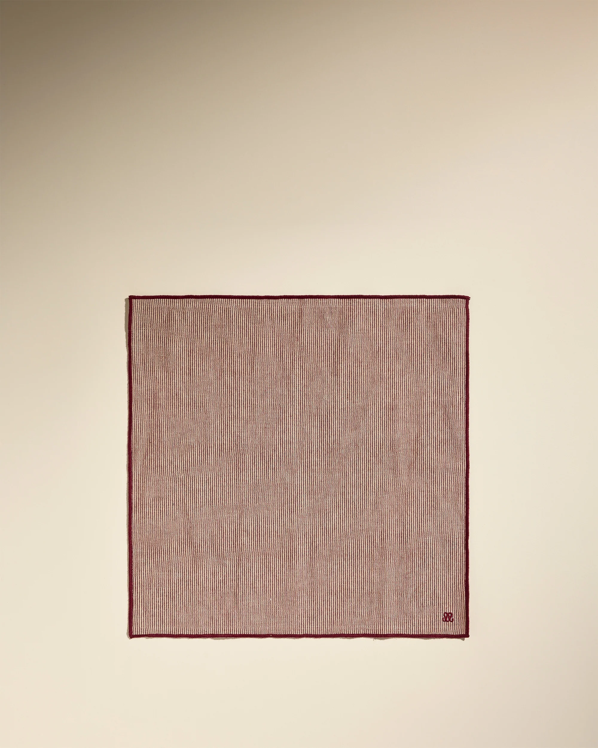 Serviette de table tempo - Carmin