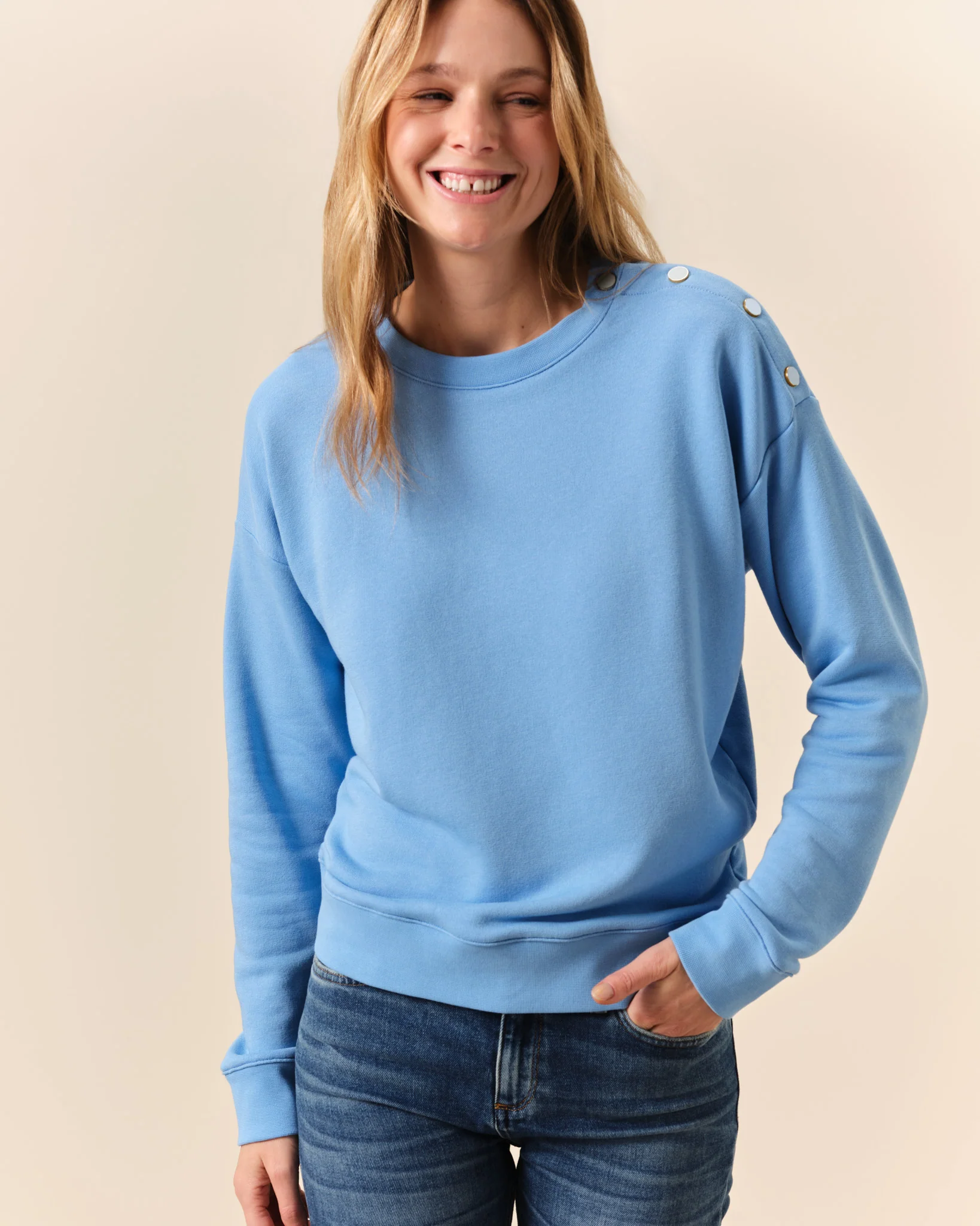Sweat Passy - Bleu Ciel - Image 4