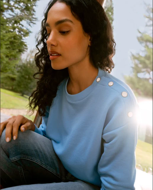Sweat Passy - Bleu Ciel - Image 7