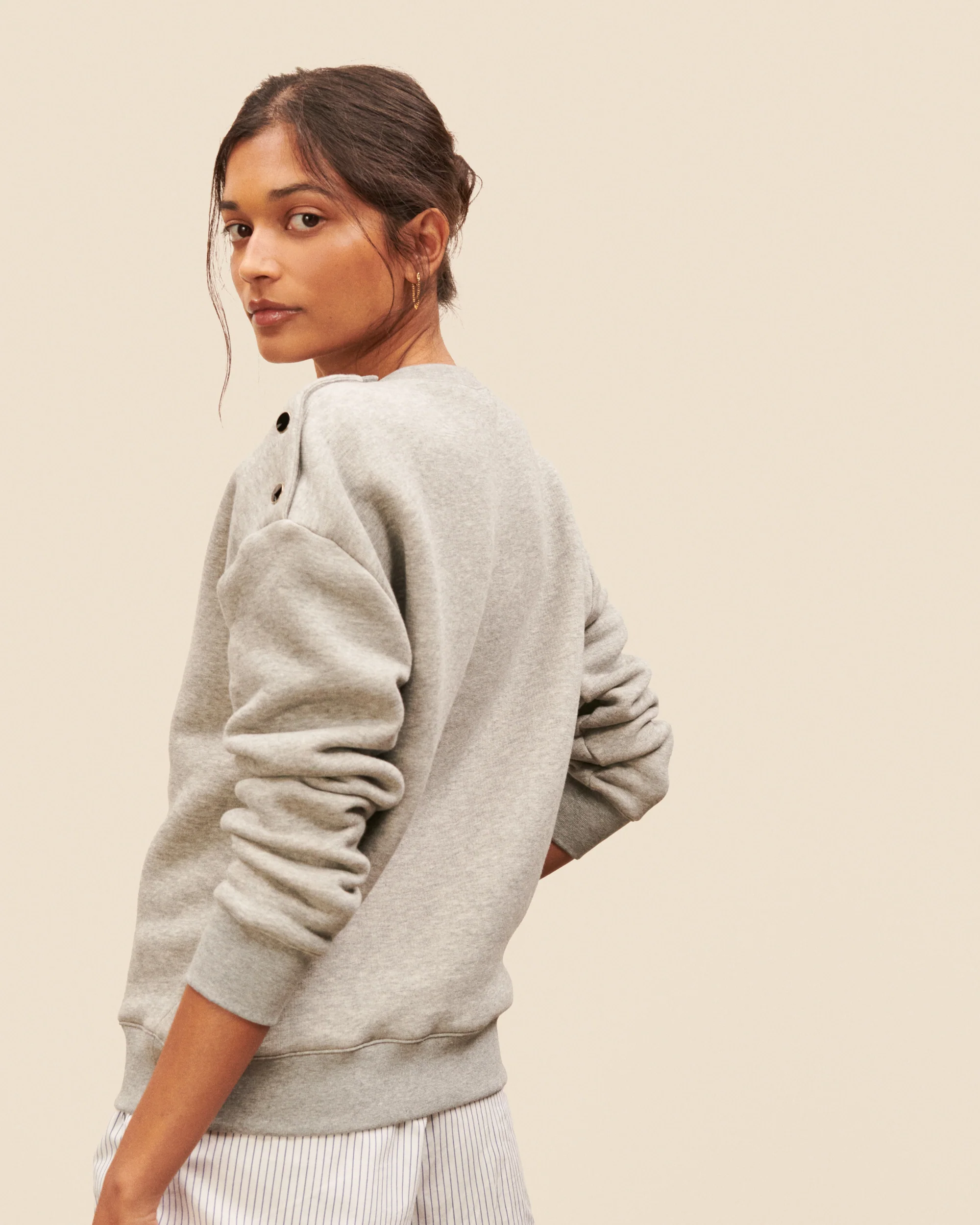 Sweat Passy - Gris Chine - Image 3