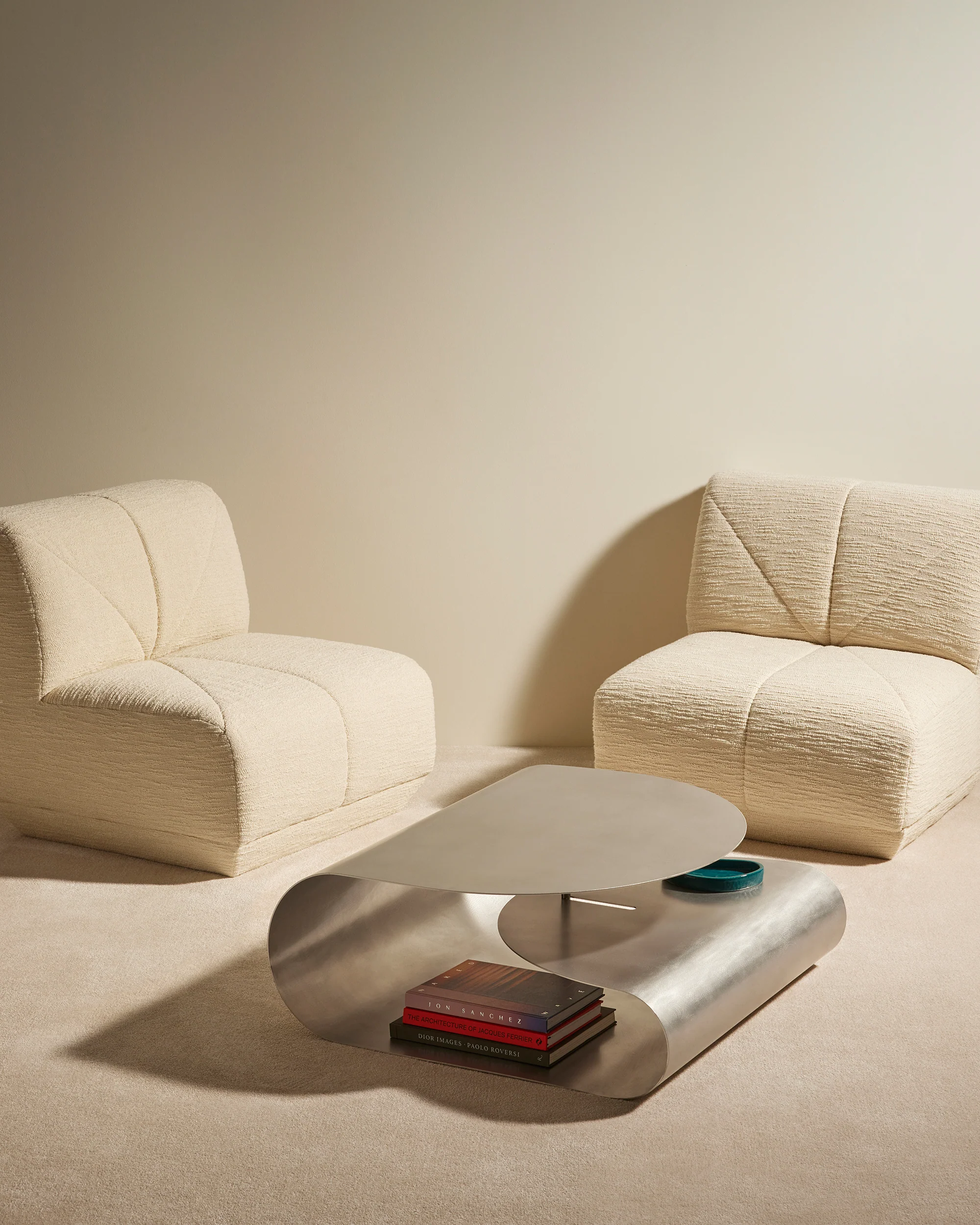 Table basse Gégé - Inox brossé - Image 3