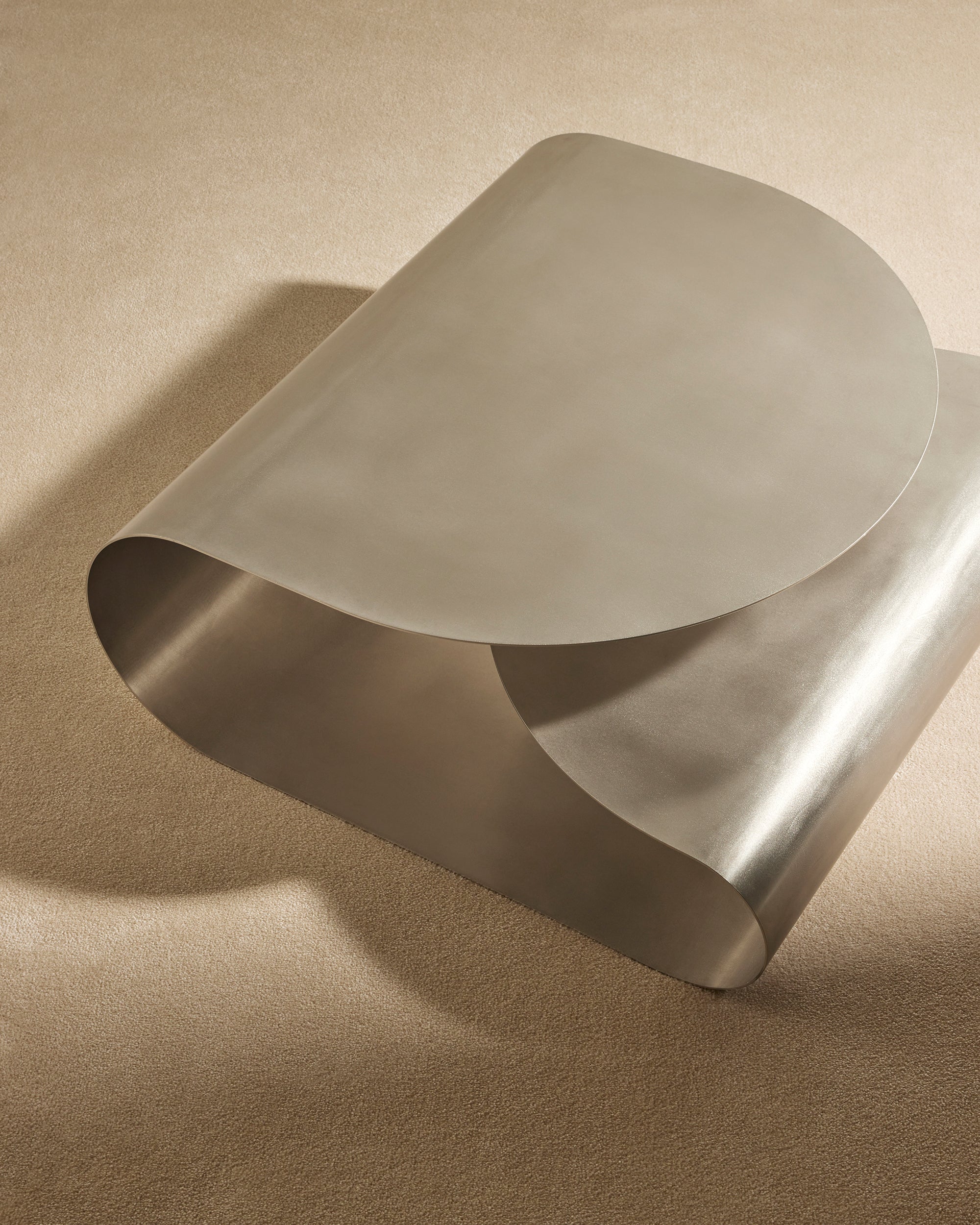Table basse Gégé - Inox brossé - Image 6