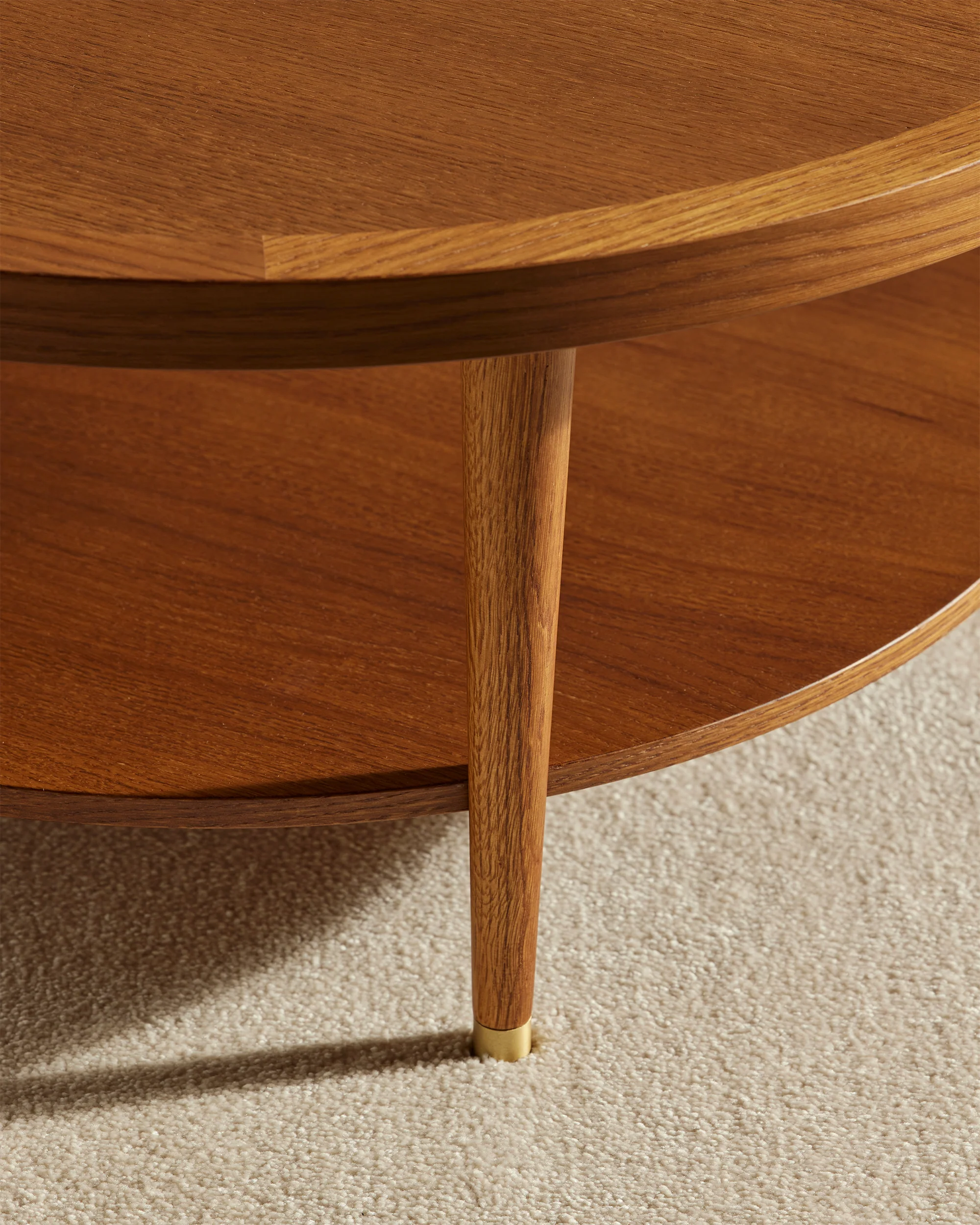 Table basse ronde Puzzle - Naturel - Image 4