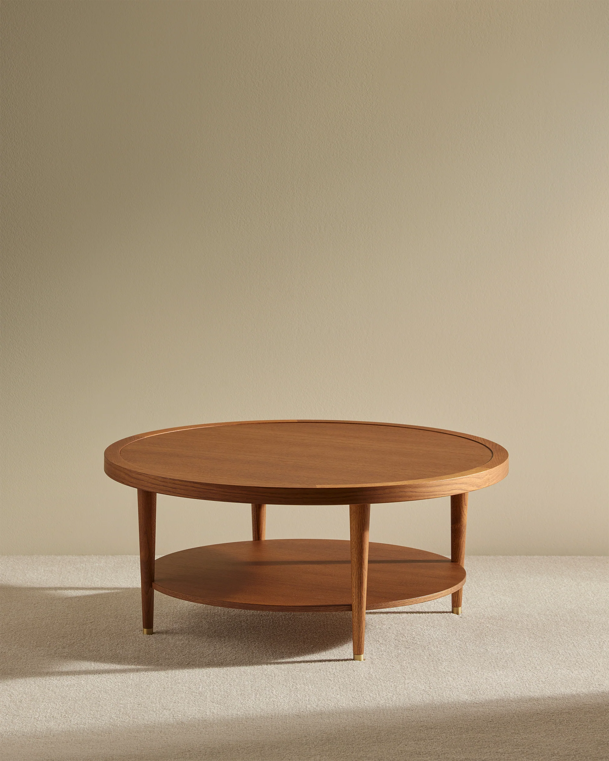 Table basse ronde Puzzle - Naturel - Image 5
