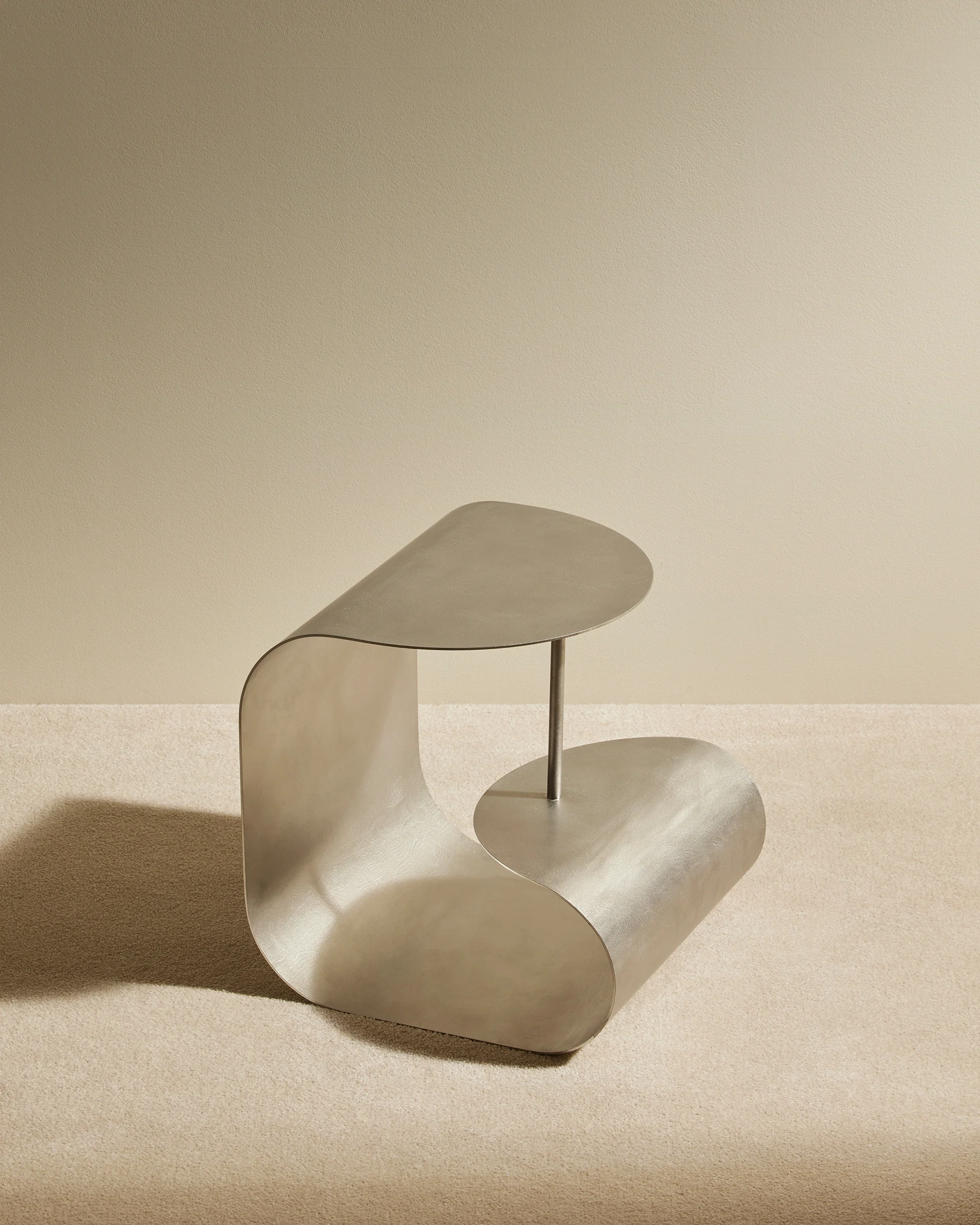 Table d'appoint Gégé - Inox brossé - Image 3