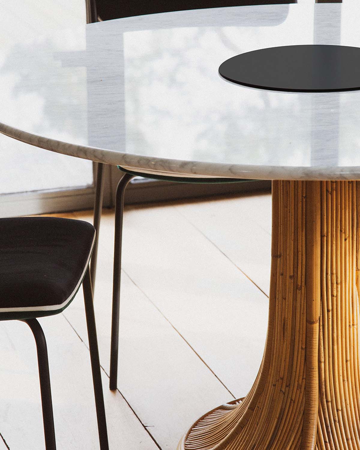 Table Riviera - Naturel / Marbre Blanc - Image 2