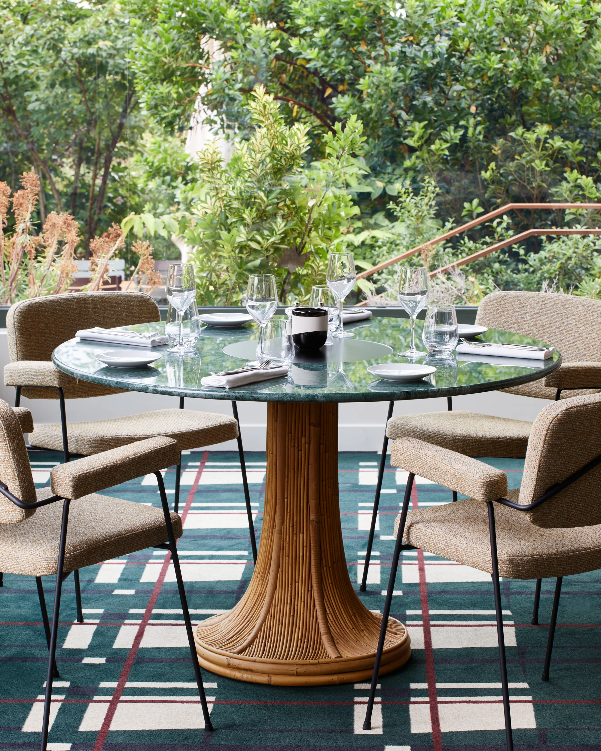 Table Riviera - Naturel / Marbre Blanc - Image 6