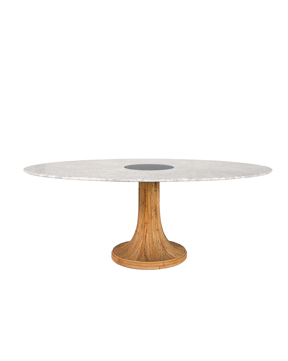 Table Riviera - Naturel / Marbre Blanc