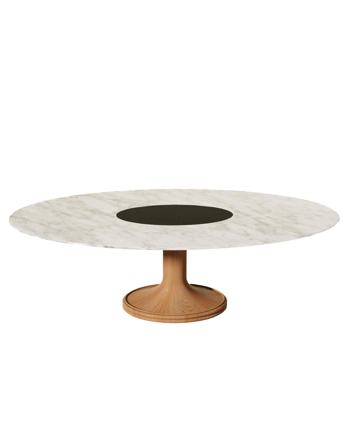 Table Riviera - Naturel / Marbre Blanc