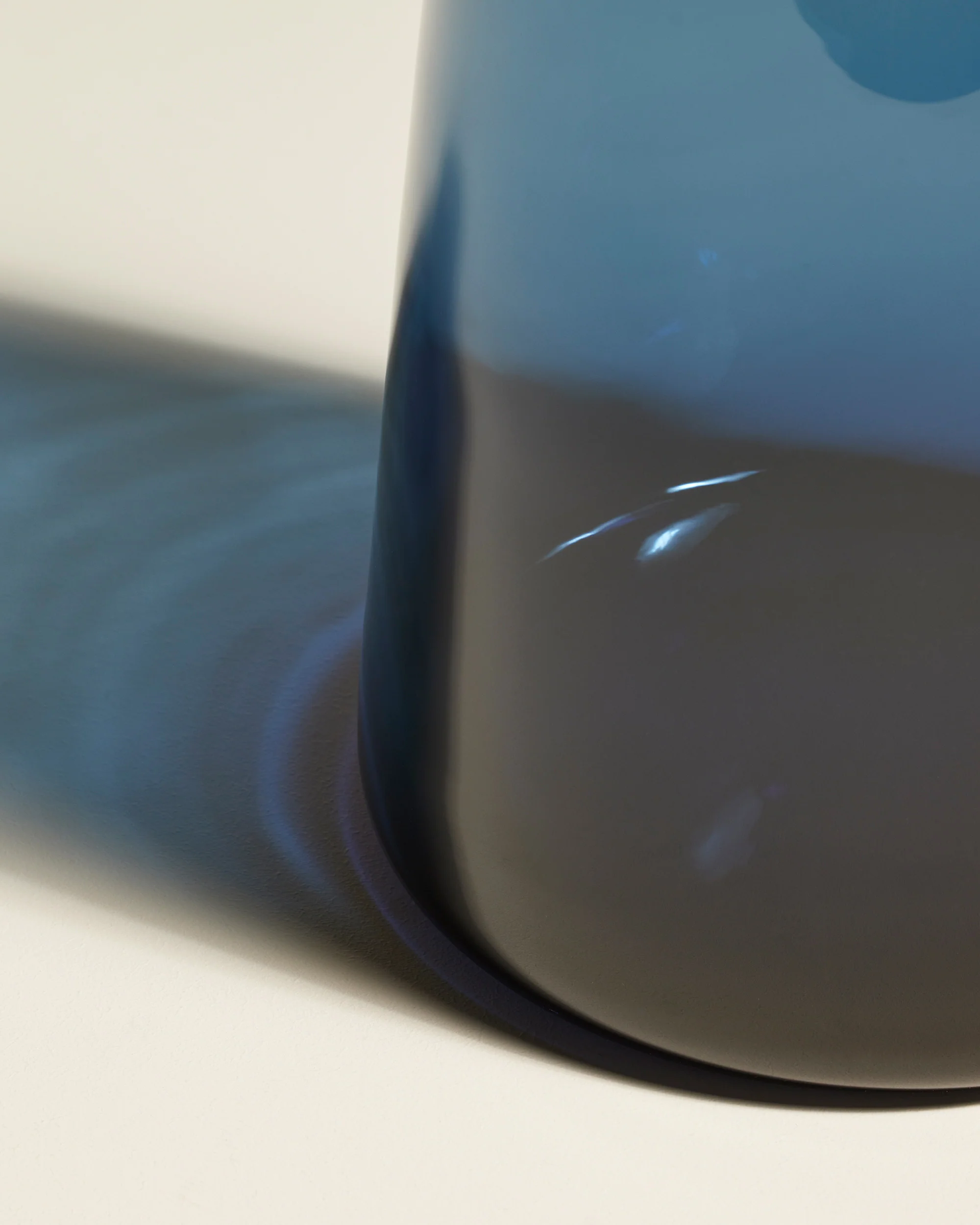 Vase Verre Pure - Bleu Broadway - Image 5