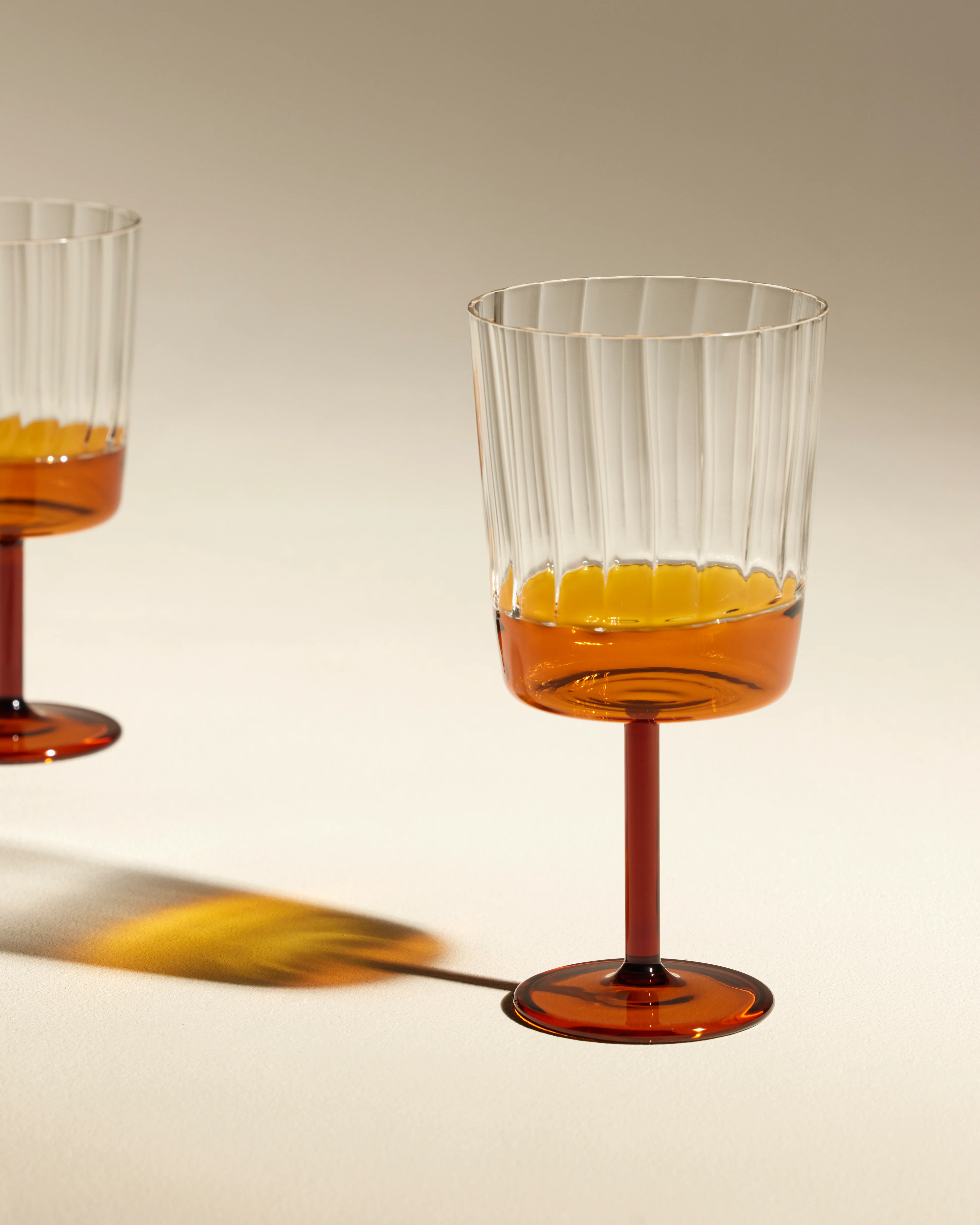 Verre à eau Eclat - Ambre - Image 4