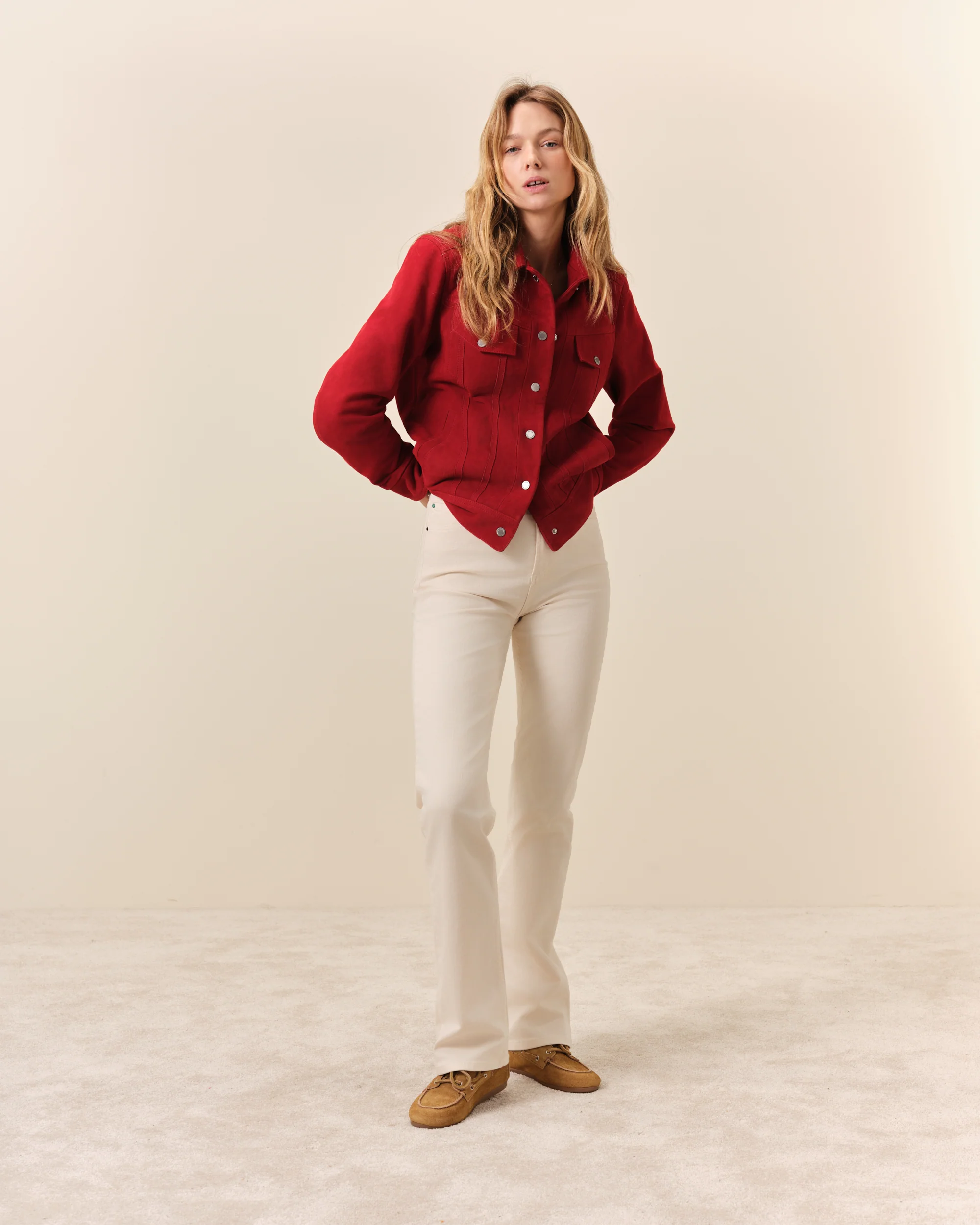 Blouson Mahaut - Rouge - Image 3