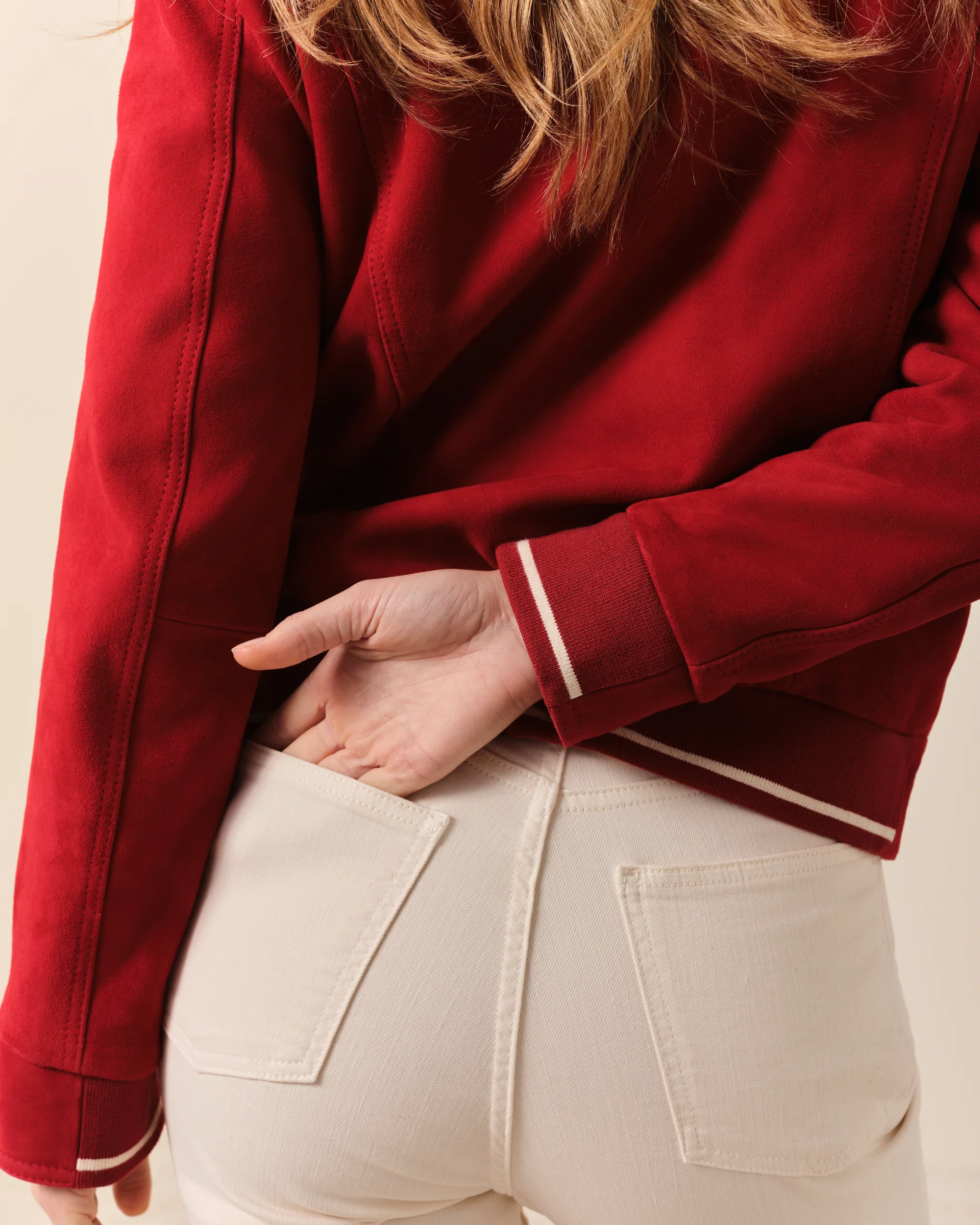 Blouson Mahaut - Rouge - Image 5